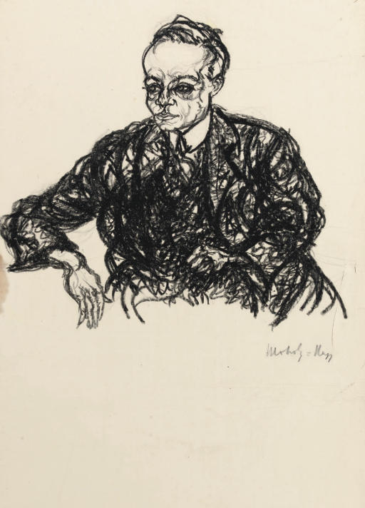 László Moholy-Nagy — Portrait of a man