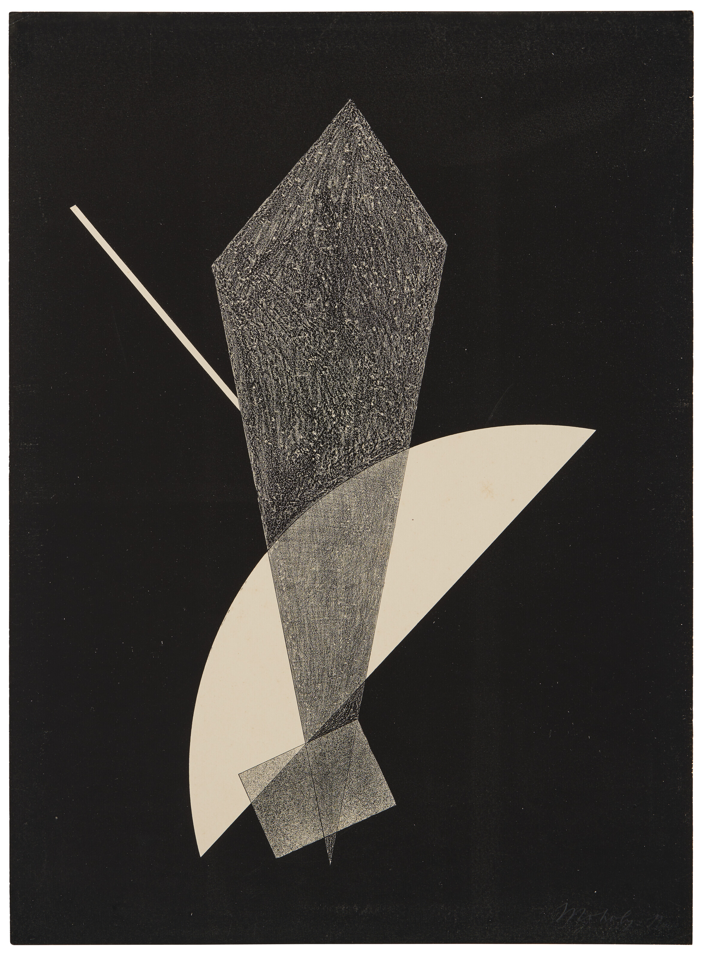 László Moholy-Nagy — Konstrucktion V, from 6. Kestner-Mappe 6 Konstruktionen