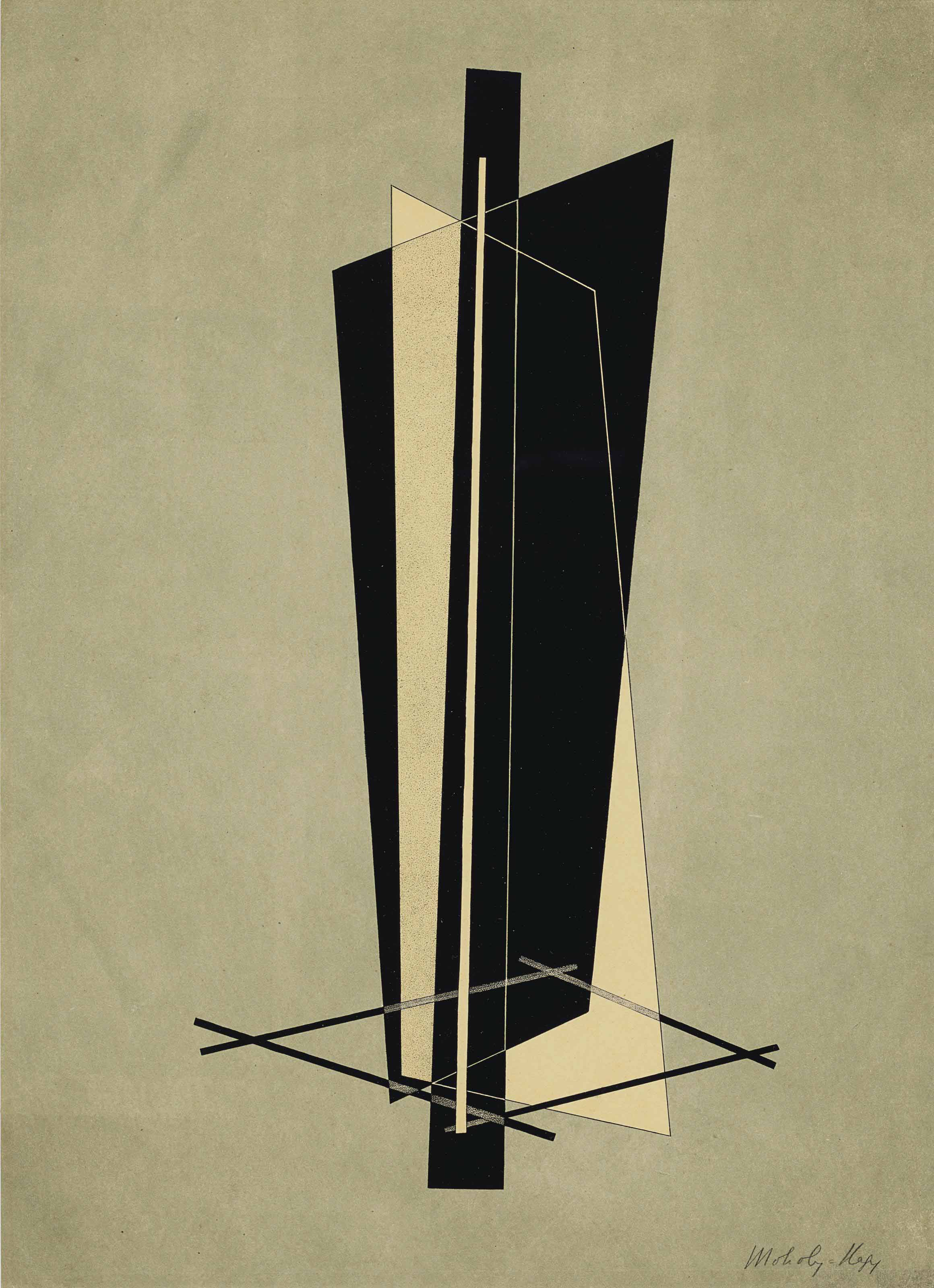 László Moholy-Nagy — Konstrucktion VI, from 6. Kestner-Mappe 6 Konstruktionen