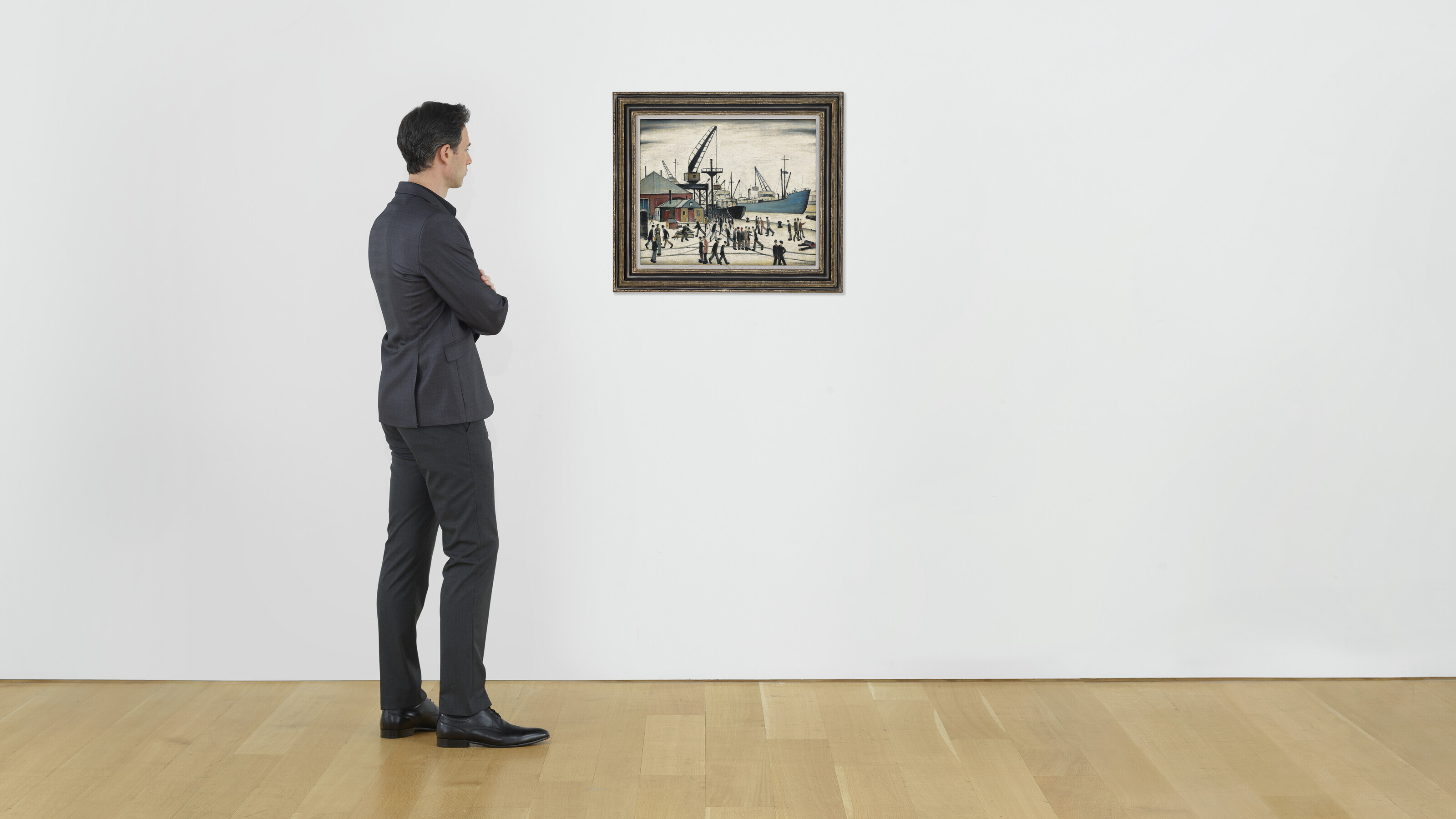 Laurence Stephen Lowry — Glasgow Docks, изображение 4