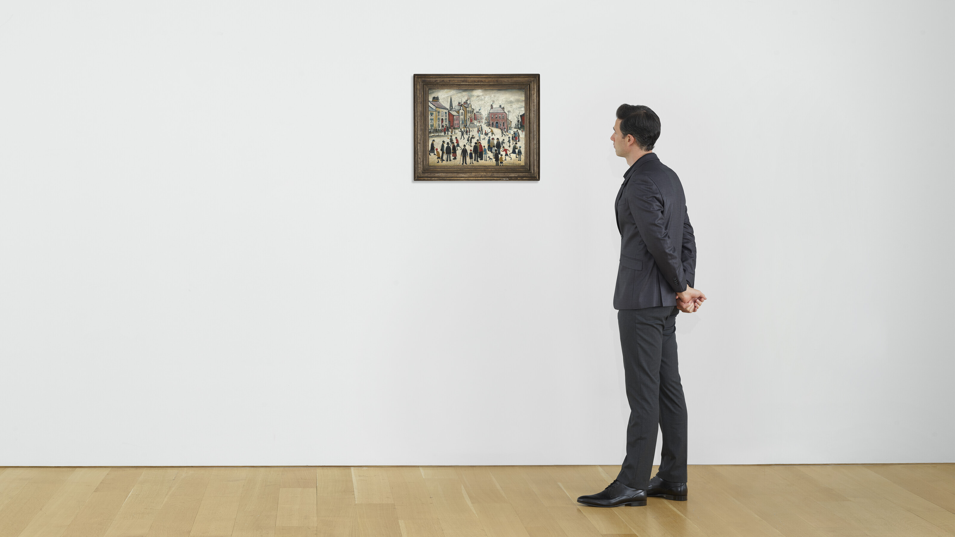 Laurence Stephen Lowry — People Standing About, изображение 4