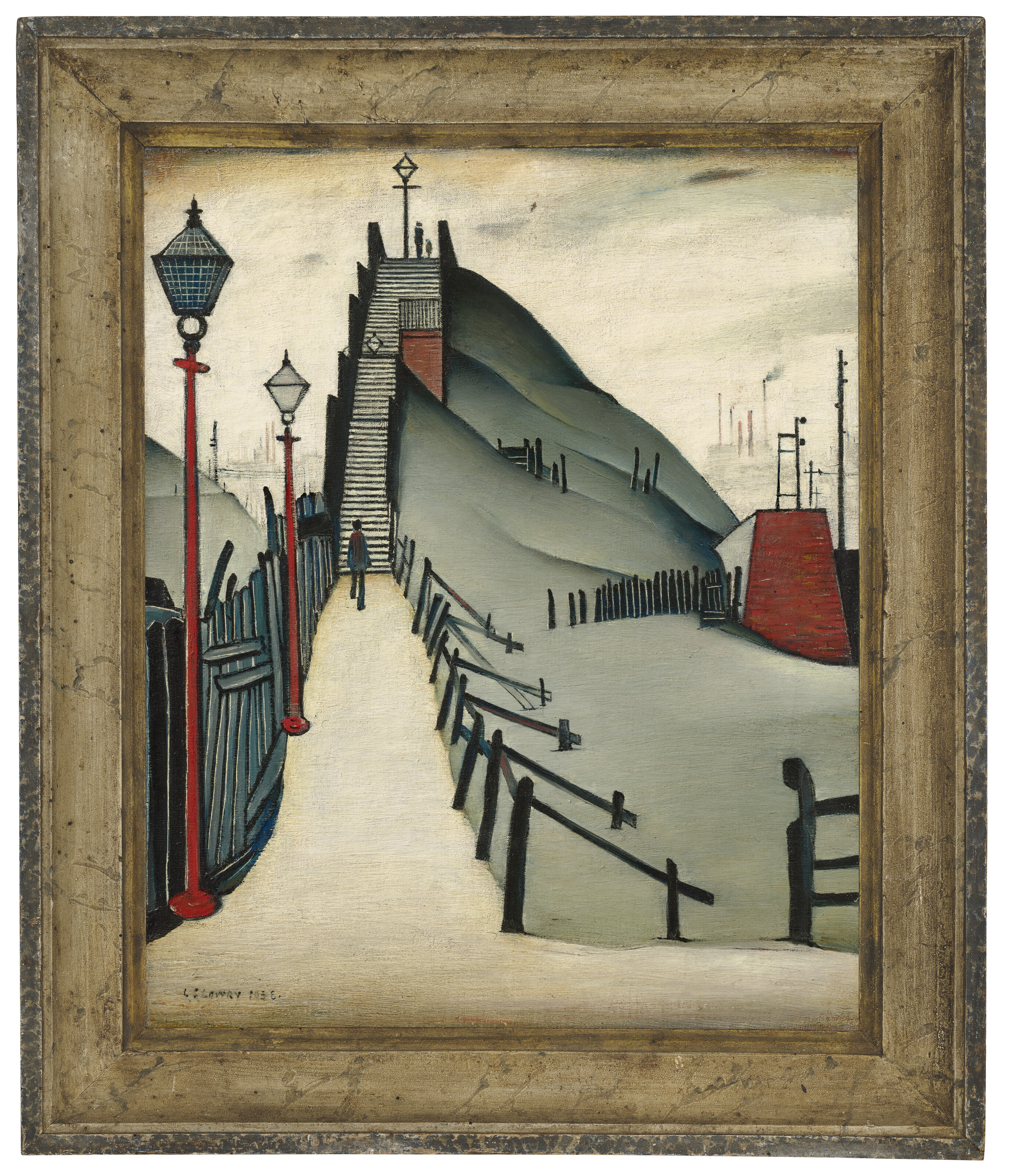 Laurence Stephen Lowry — A Footbridge, изображение 2