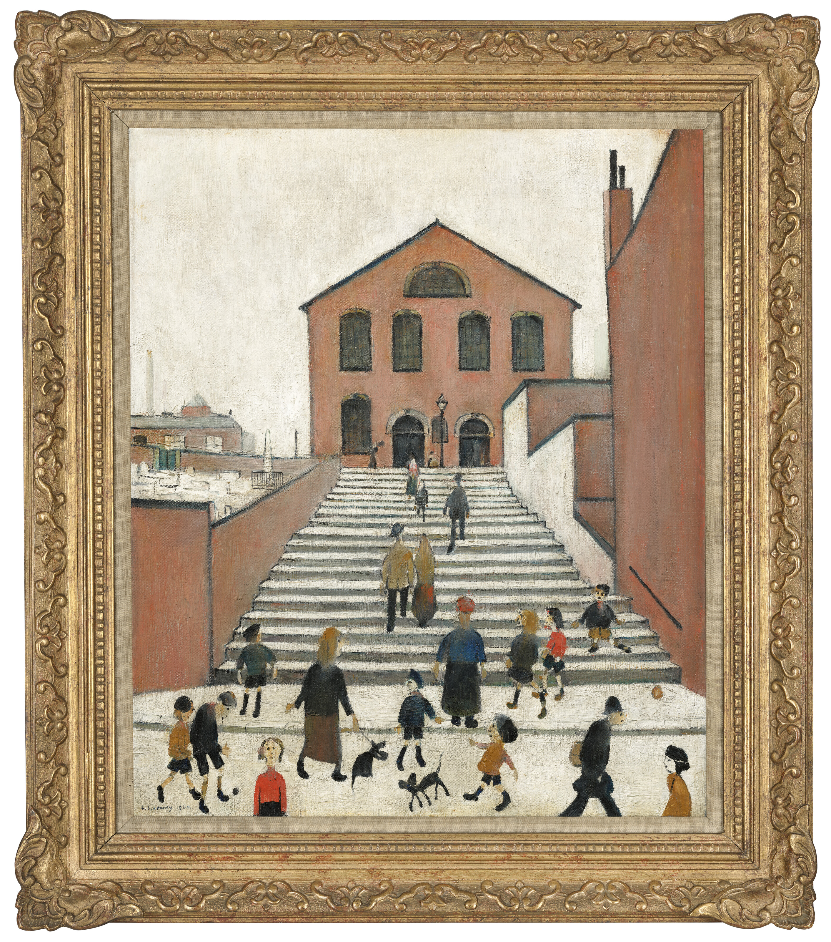 Laurence Stephen Lowry — Old Church and Steps, изображение 3
