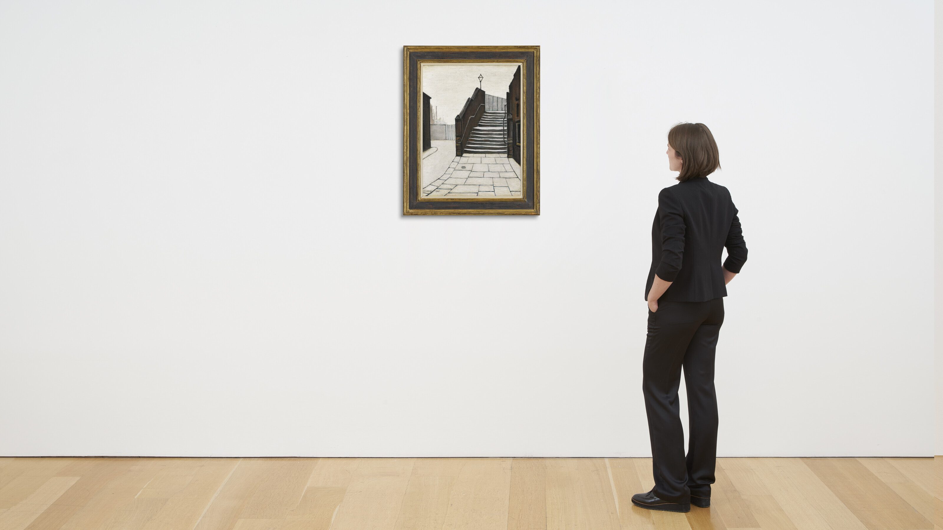Laurence Stephen Lowry — The Footbridge, изображение 4