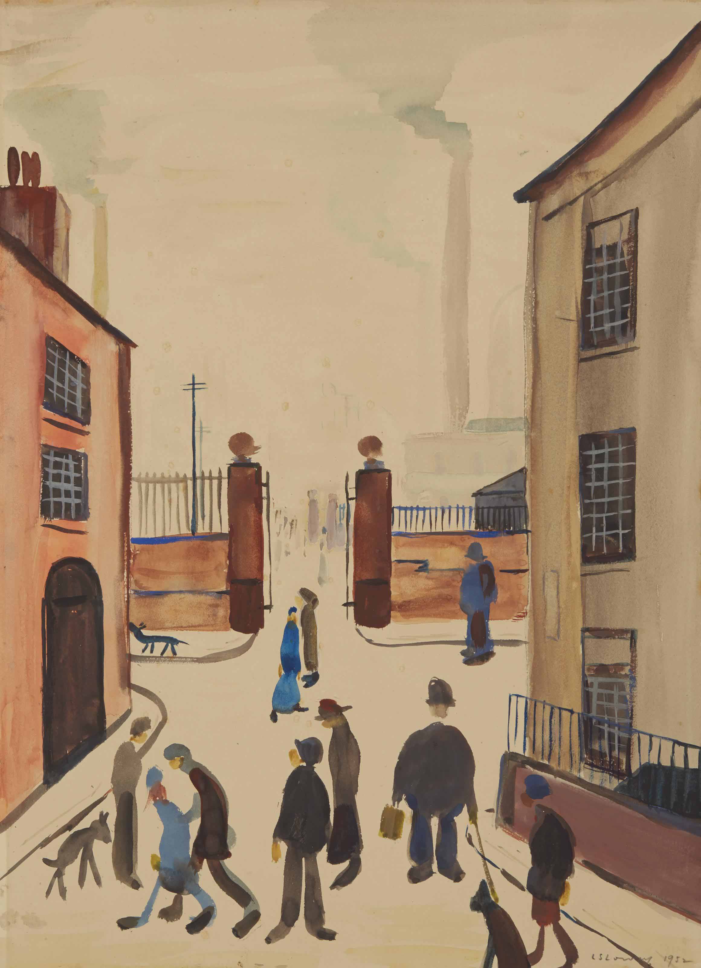 Laurence Stephen Lowry — The Mill Gate