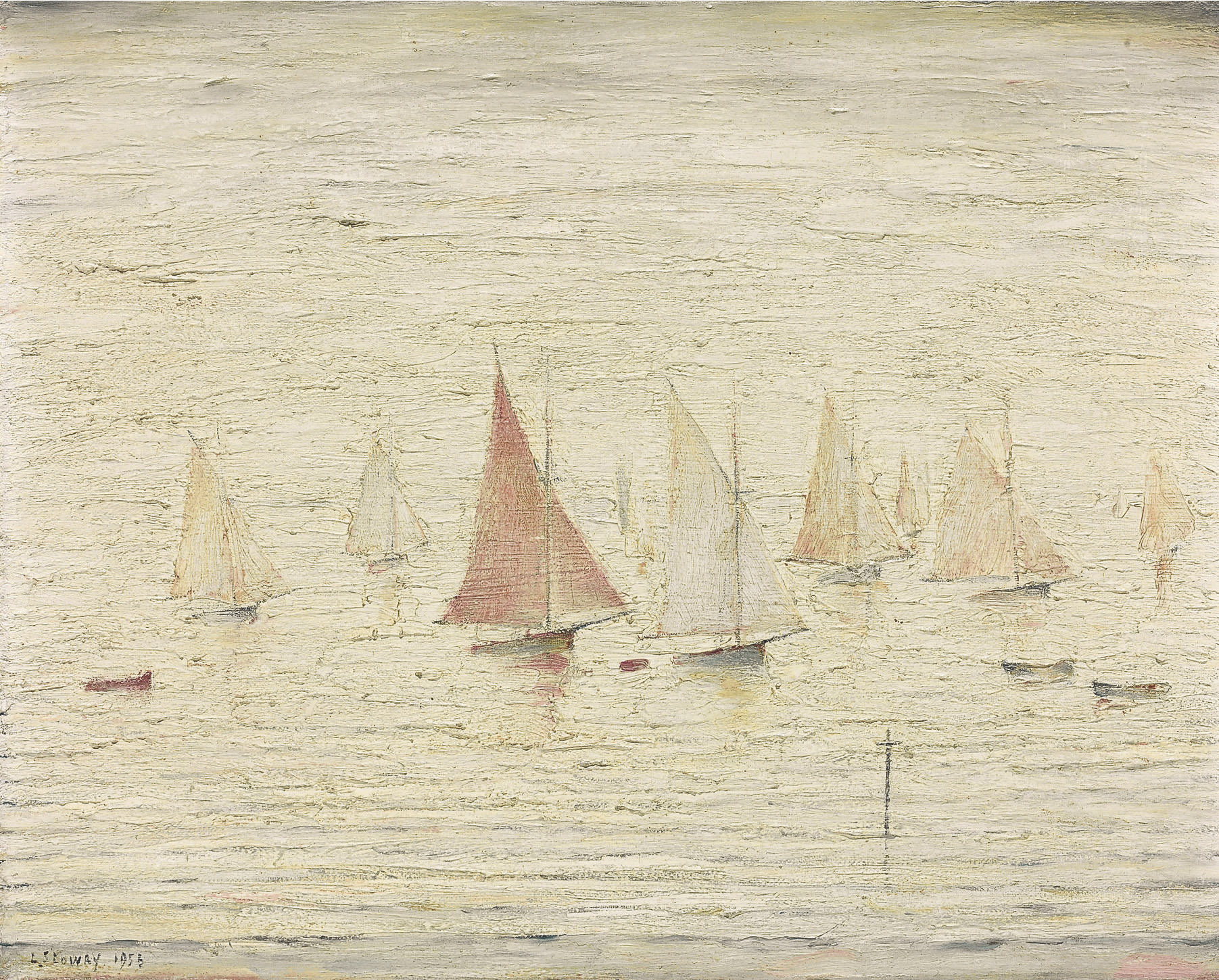 Laurence Stephen Lowry — Sailing Boats