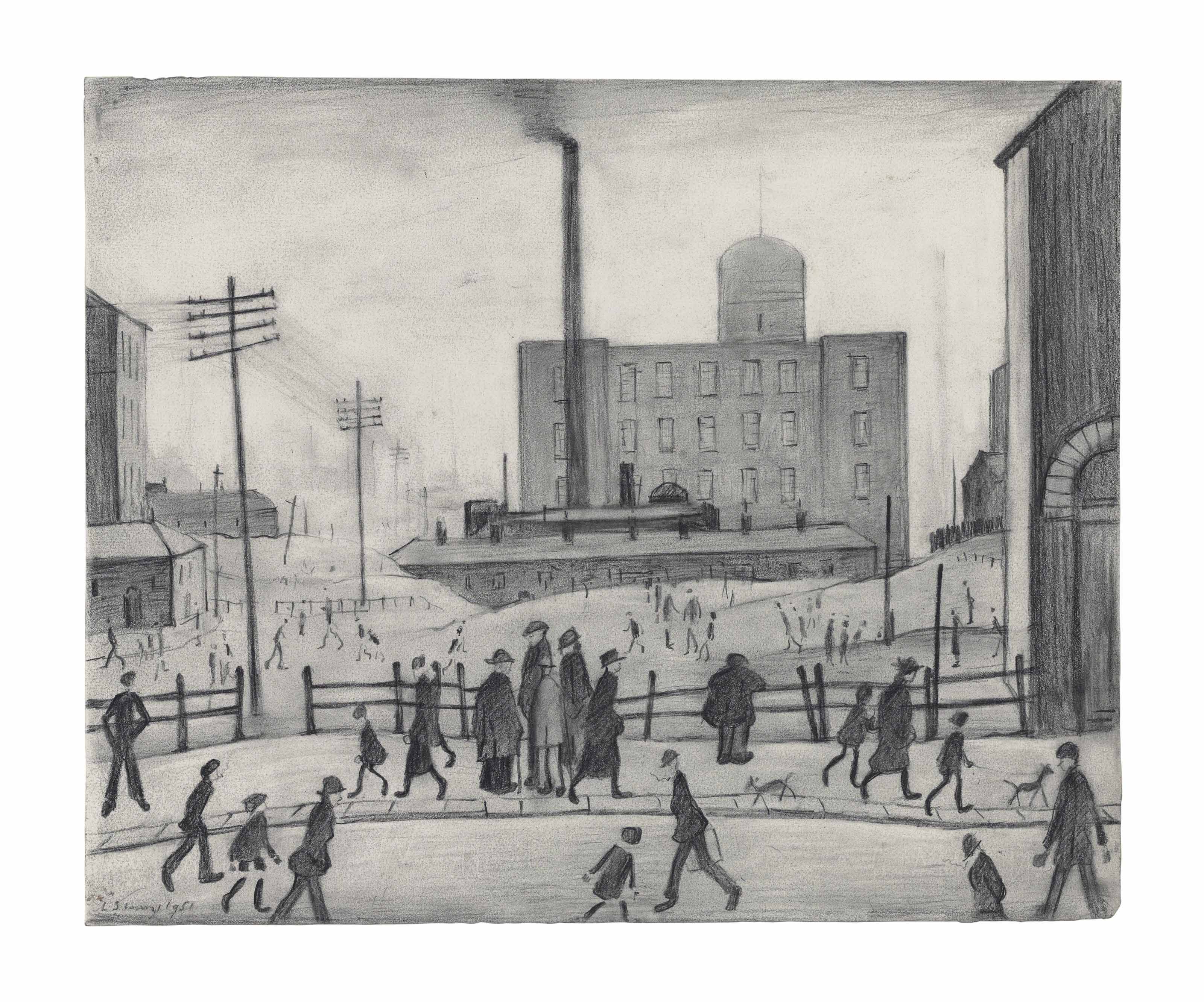 Laurence Stephen Lowry — Industrial Scene