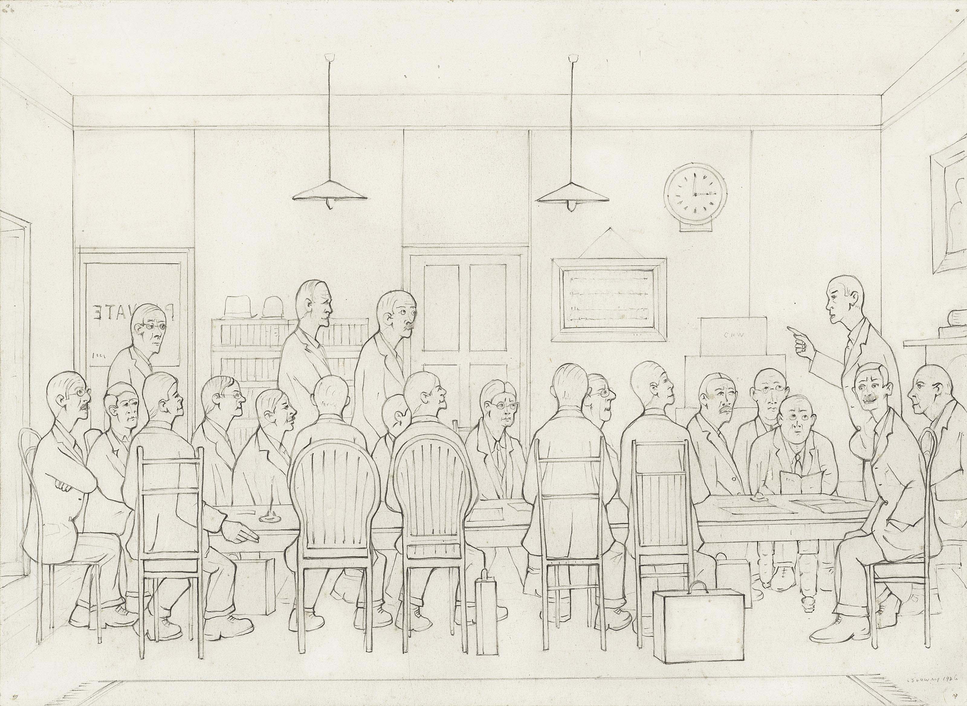 Laurence Stephen Lowry — The Creditors' Meeting