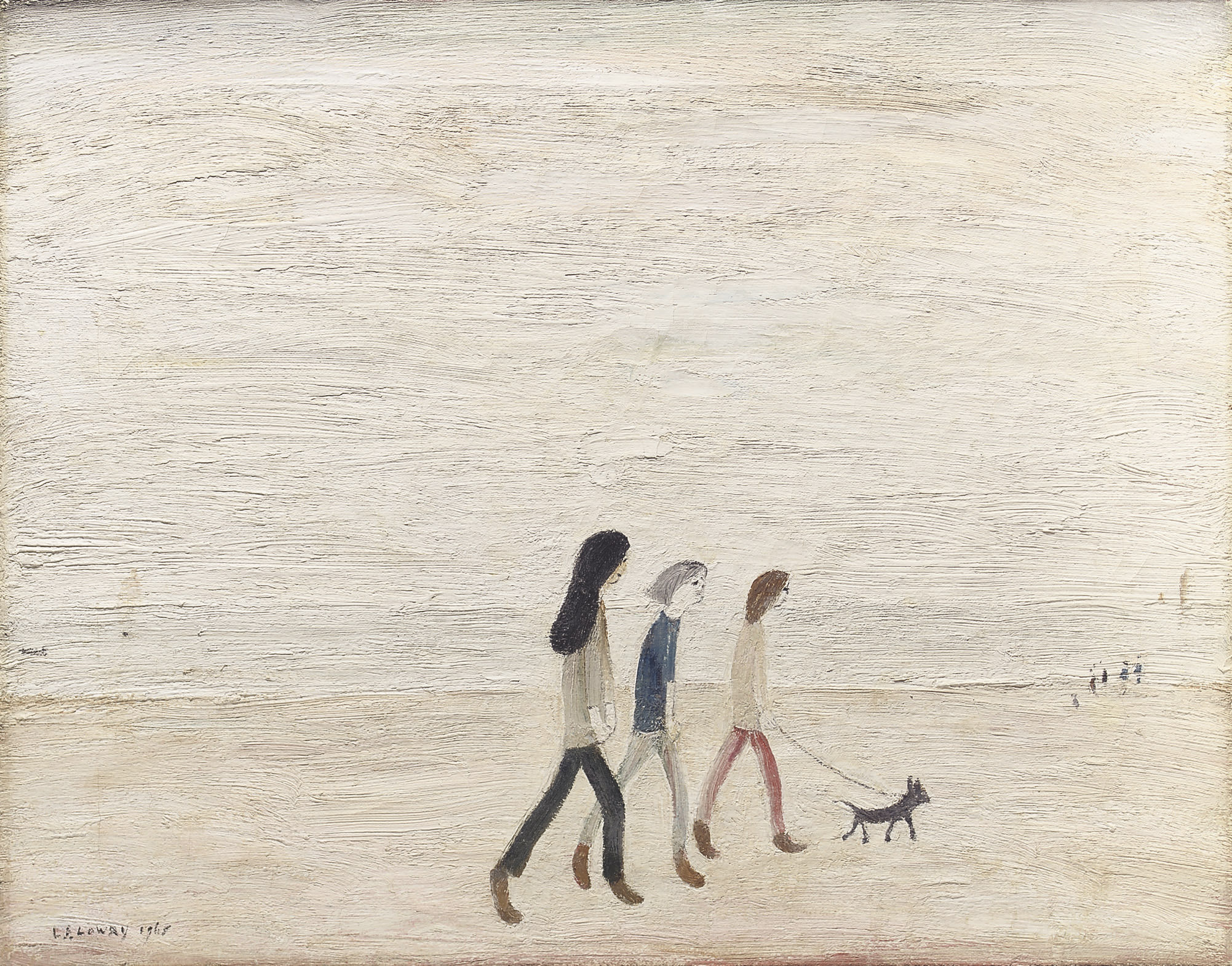 Laurence Stephen Lowry — Children on the Beach