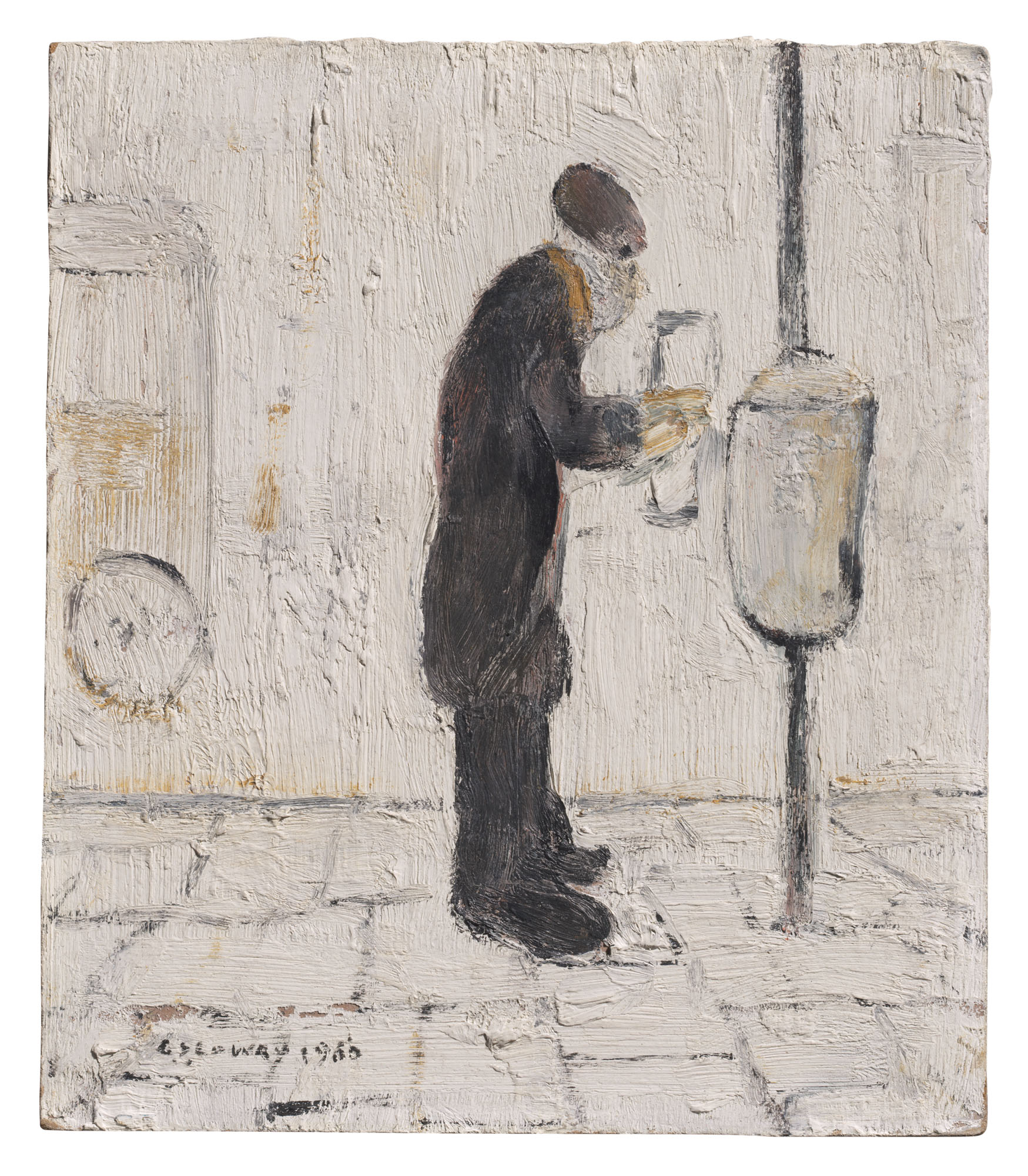 Laurence Stephen Lowry — Man Searching a Dustbin