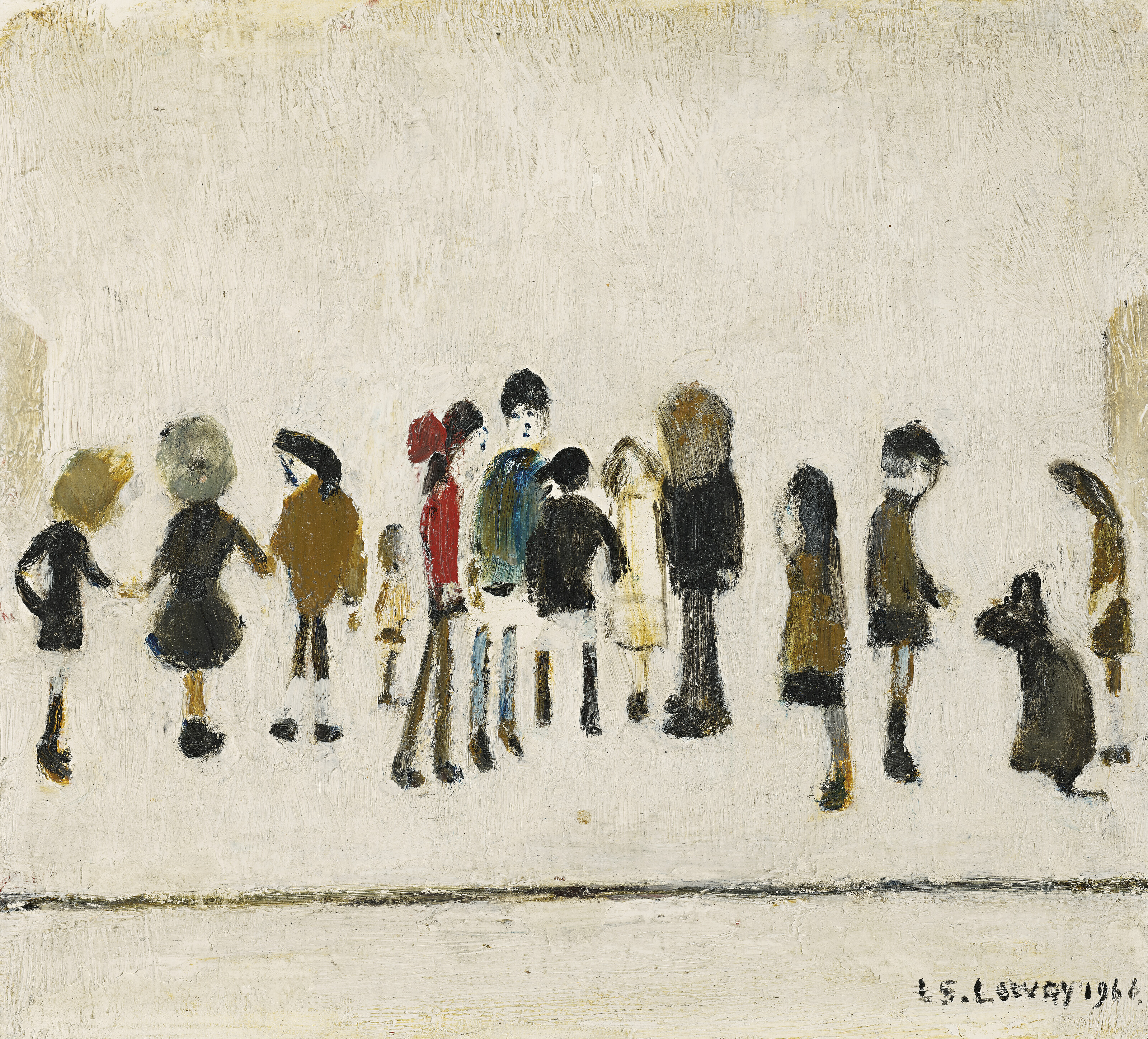 Laurence Stephen Lowry — Children in the Street, изображение 2