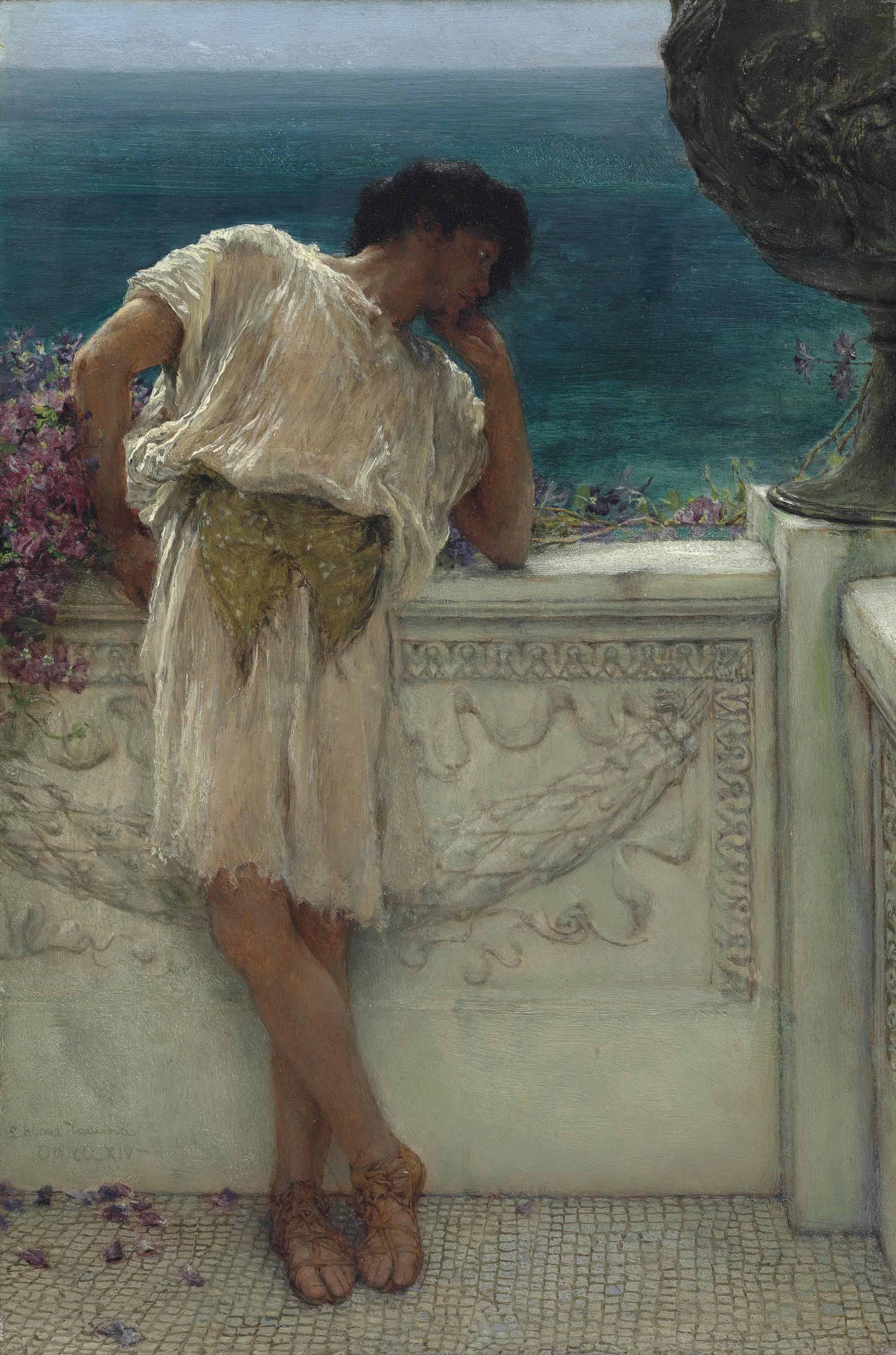 Lawrence Alma-Tadema — Поэт Галл, мечтающий