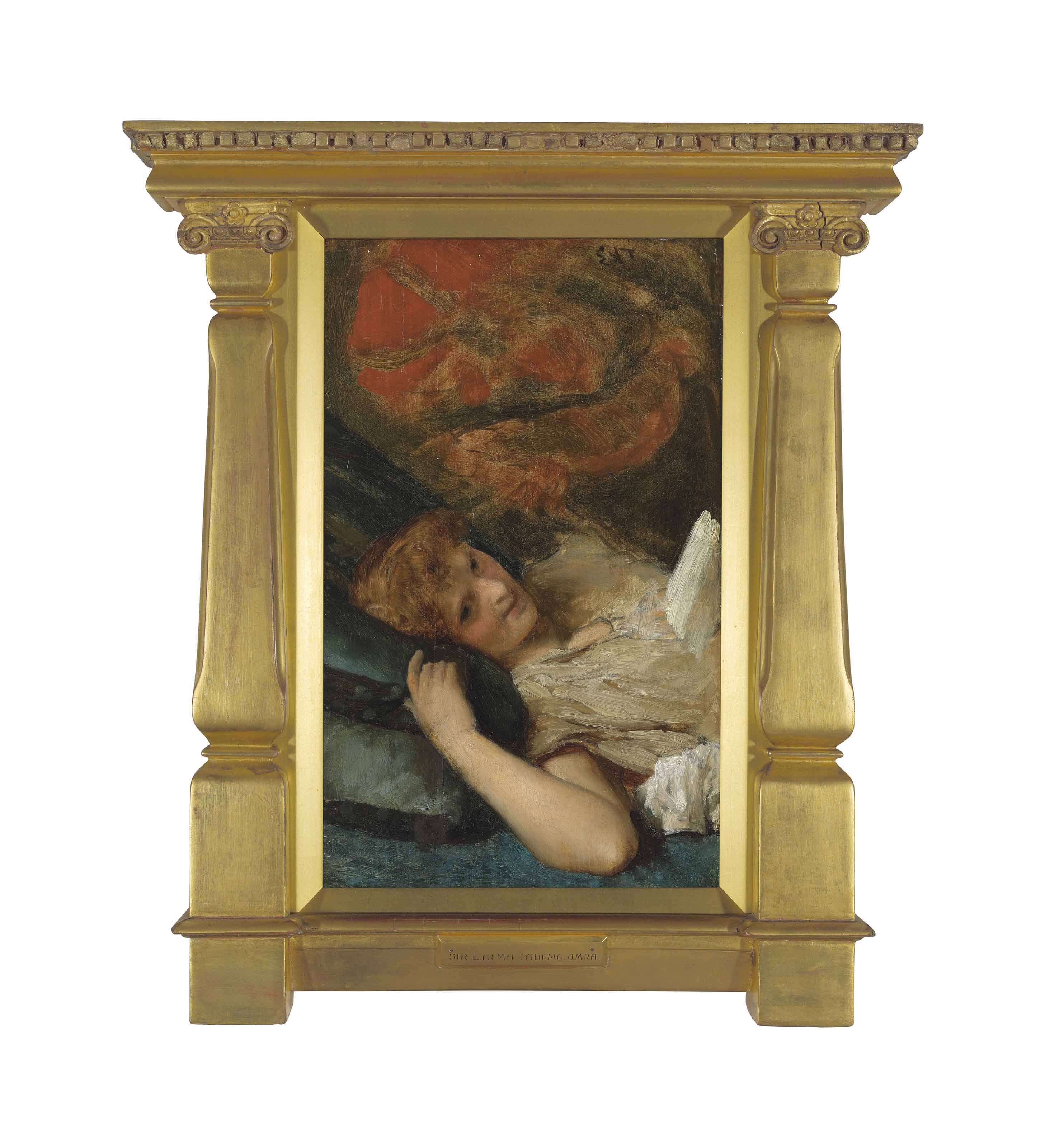 Lawrence Alma-Tadema — Лежащая женщина