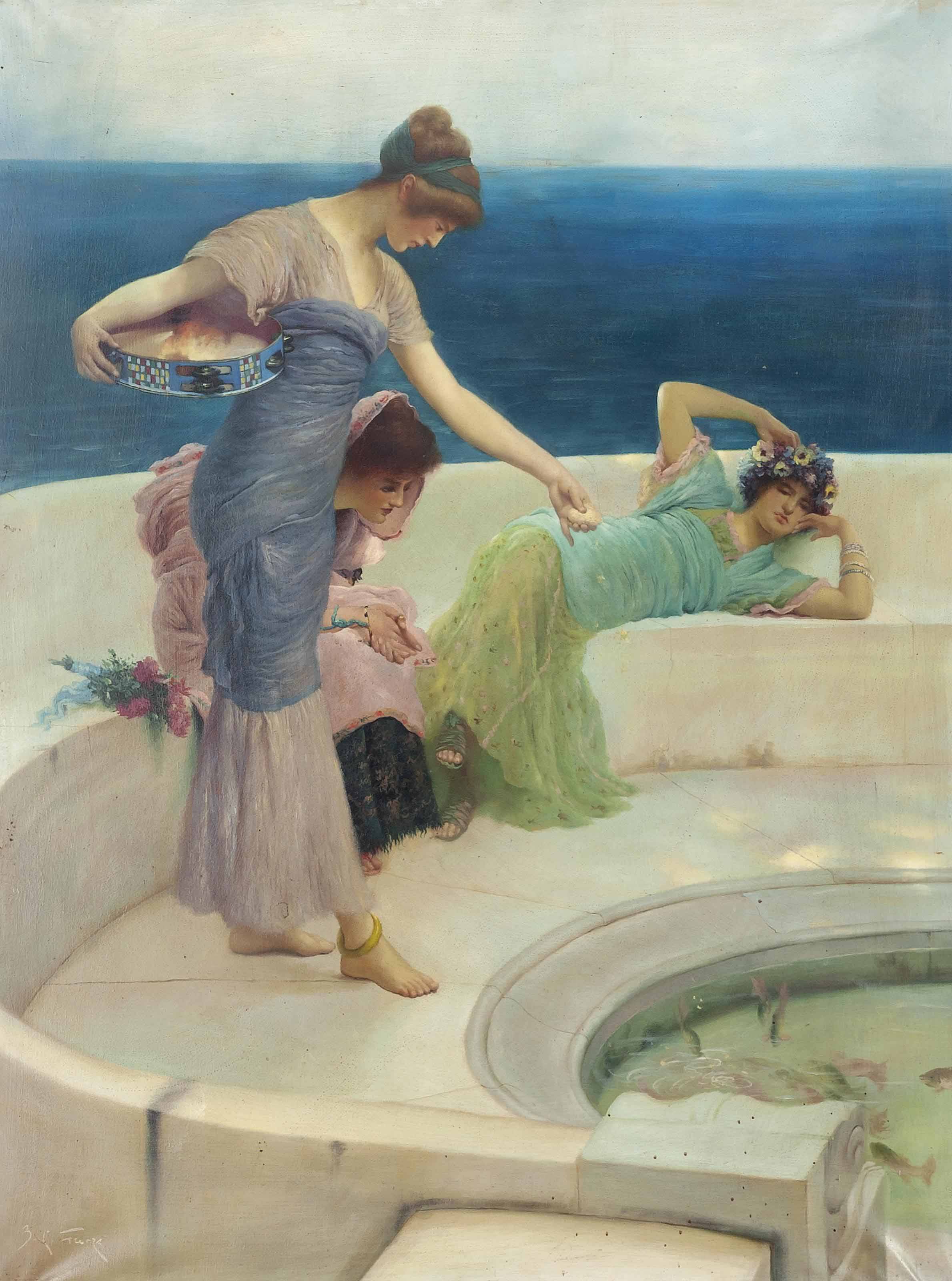 Lawrence Alma-Tadema — Кормление рыб