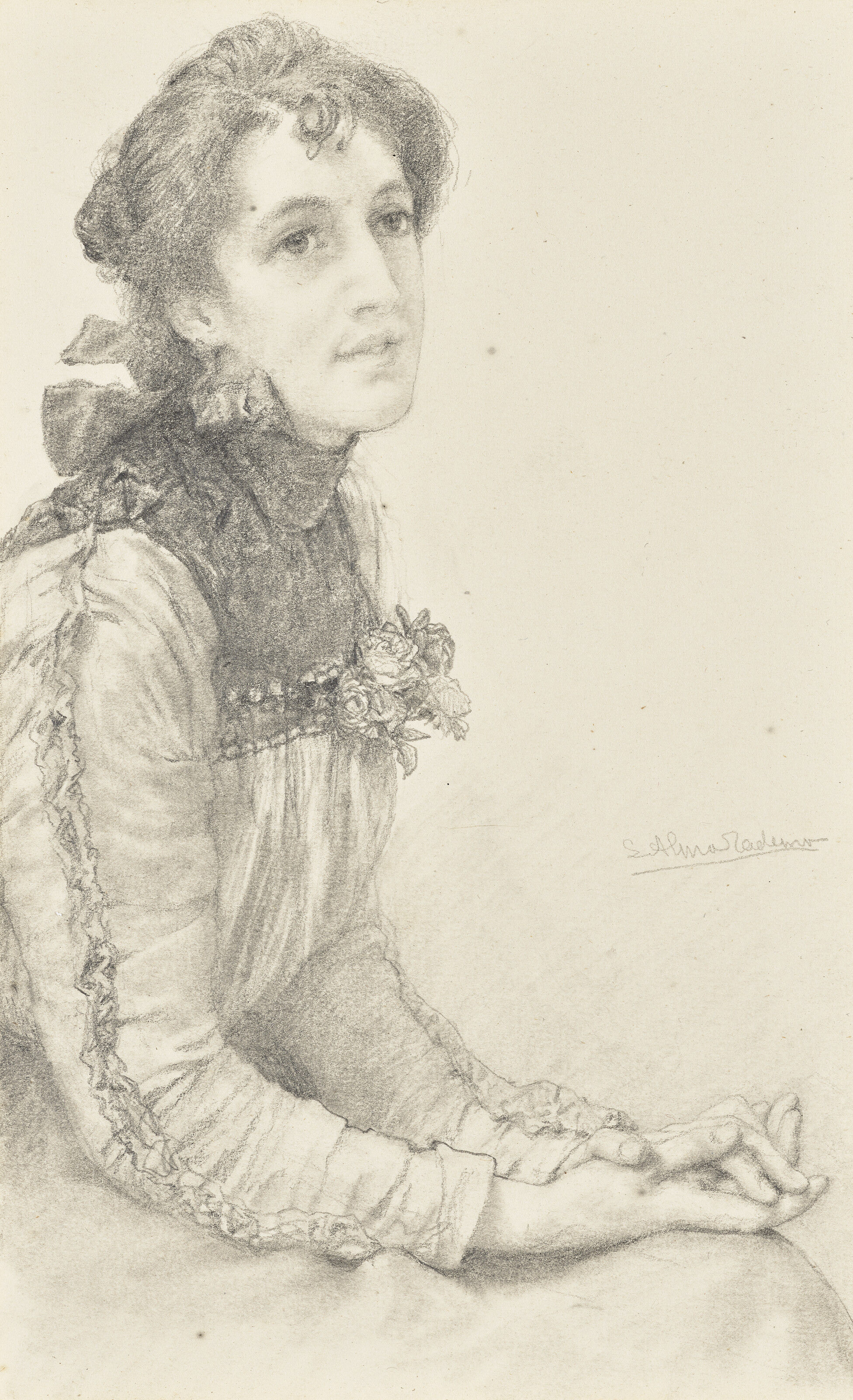 Lawrence Alma-Tadema — Шкаф с рисунками и одним рельефом, изображение 2