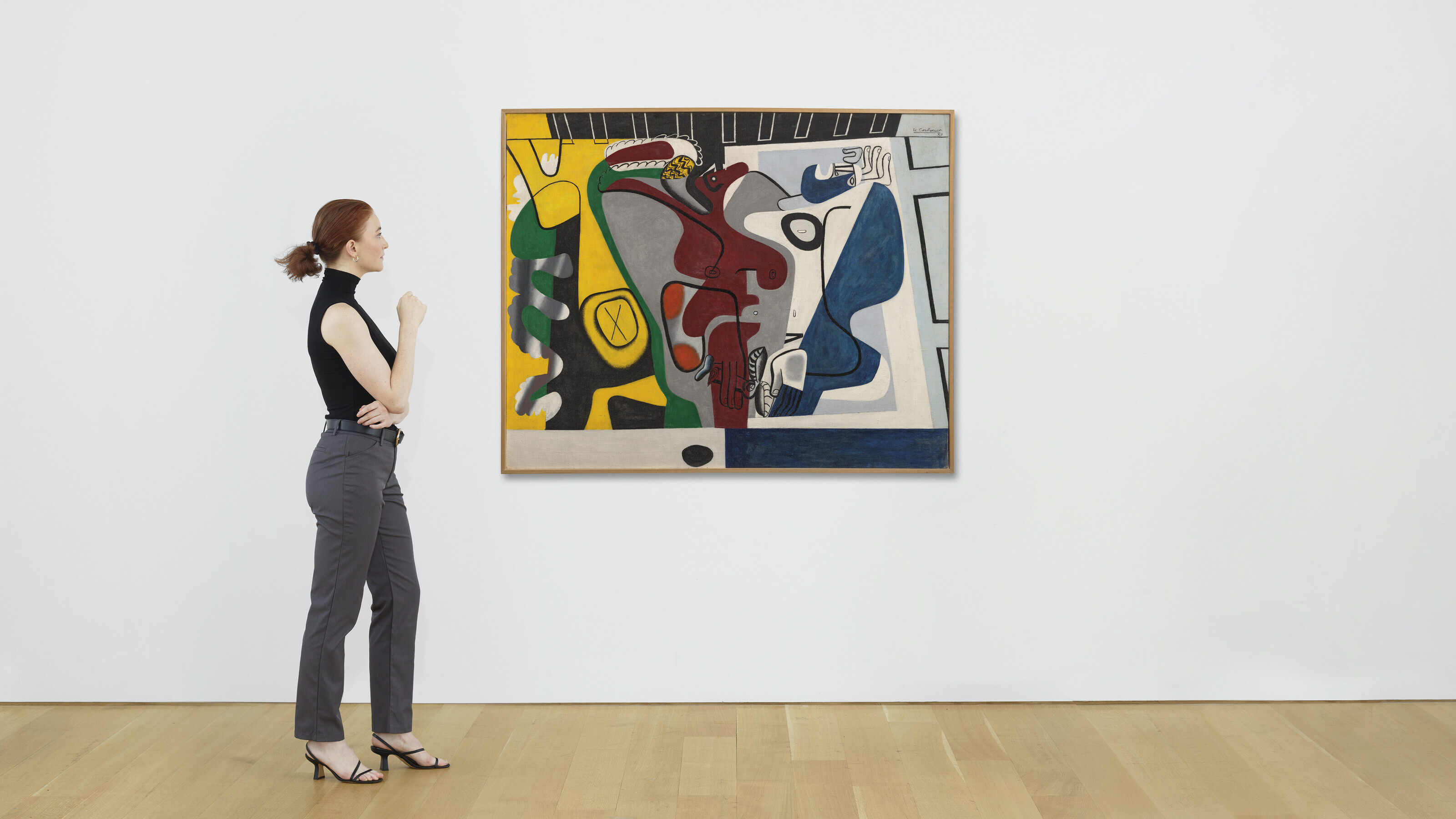 Le Corbusier — Две фигуры на троне золотого дерева, изображение 4