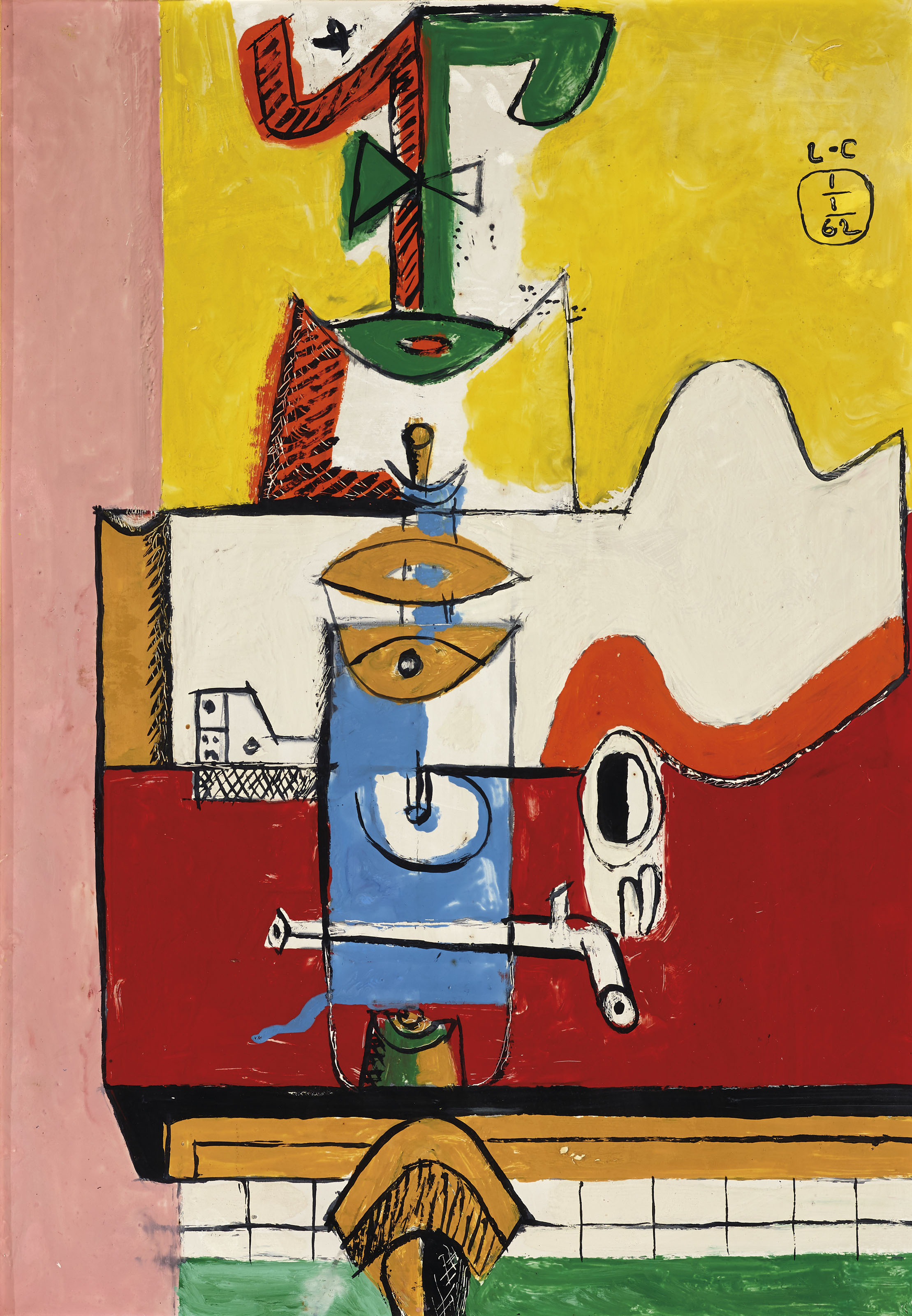 Le Corbusier — Смерть природы у геридона, 1962, изображение 2
