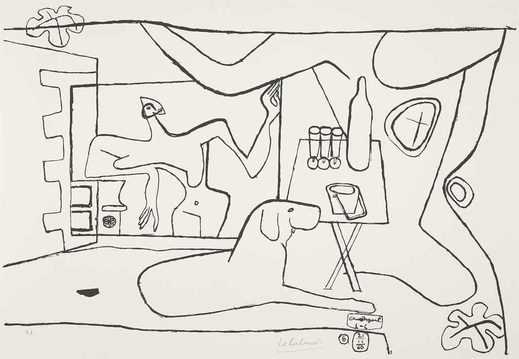 Le Corbusier — Двенадцать тарелок, от: Cortège (Weber 86-97, 100-101), изображение 4