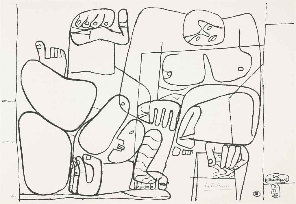 Le Corbusier — Двенадцать тарелок, от: Cortège (Weber 86-97, 100-101), изображение 9
