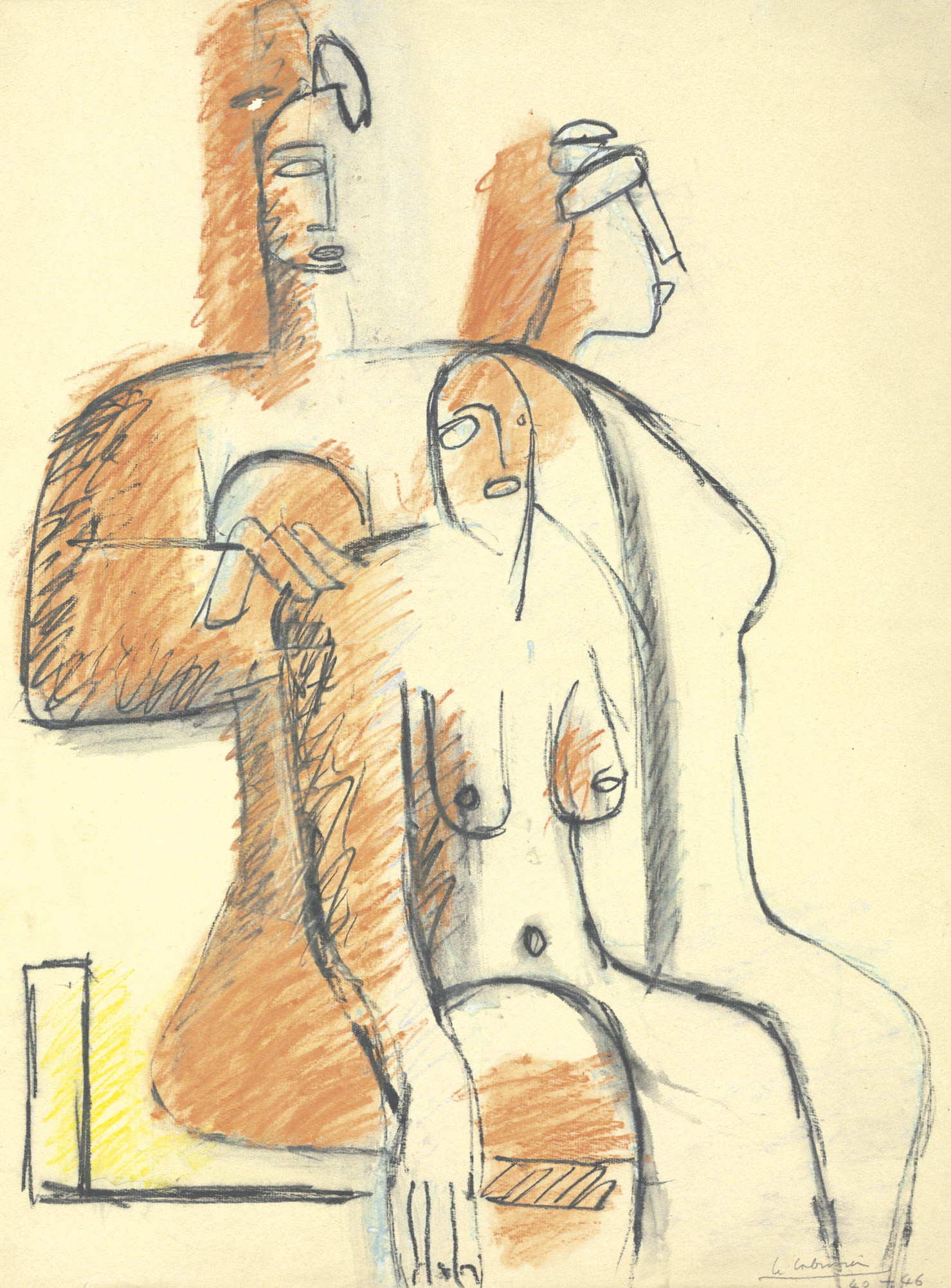 Le Corbusier — Трое женских помощников