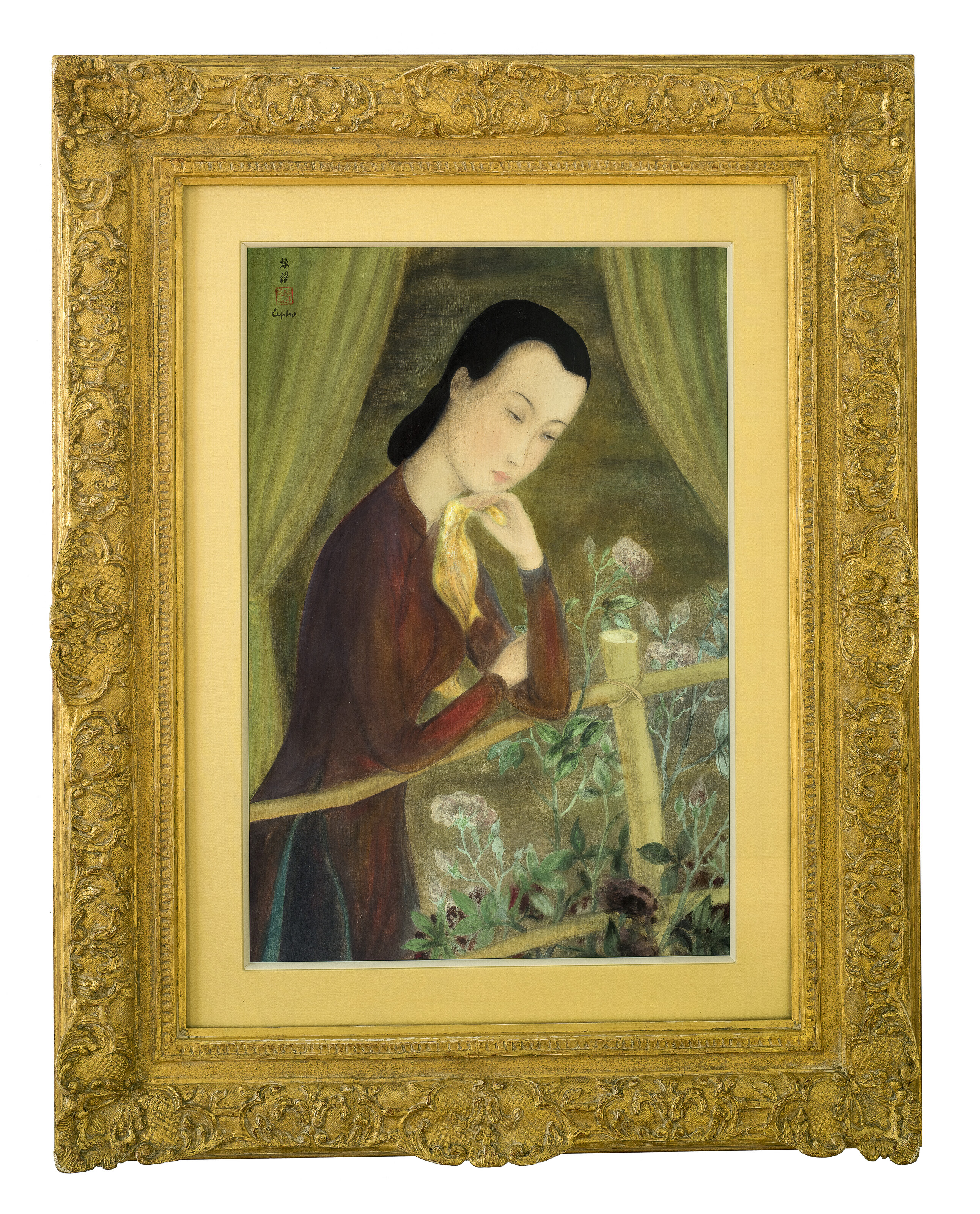 Le Pho — La femme aux rosiers (Дама с розами), изображение 2