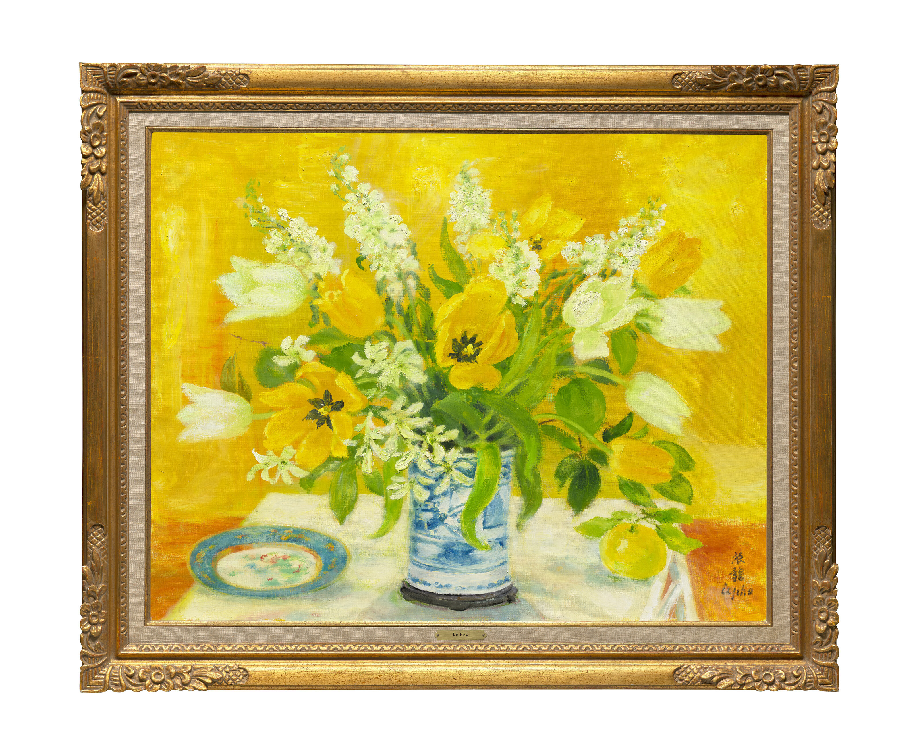 Le Pho — Желтые и белые тюльпаны (Les tulipes jaunes et blanches), изображение 2