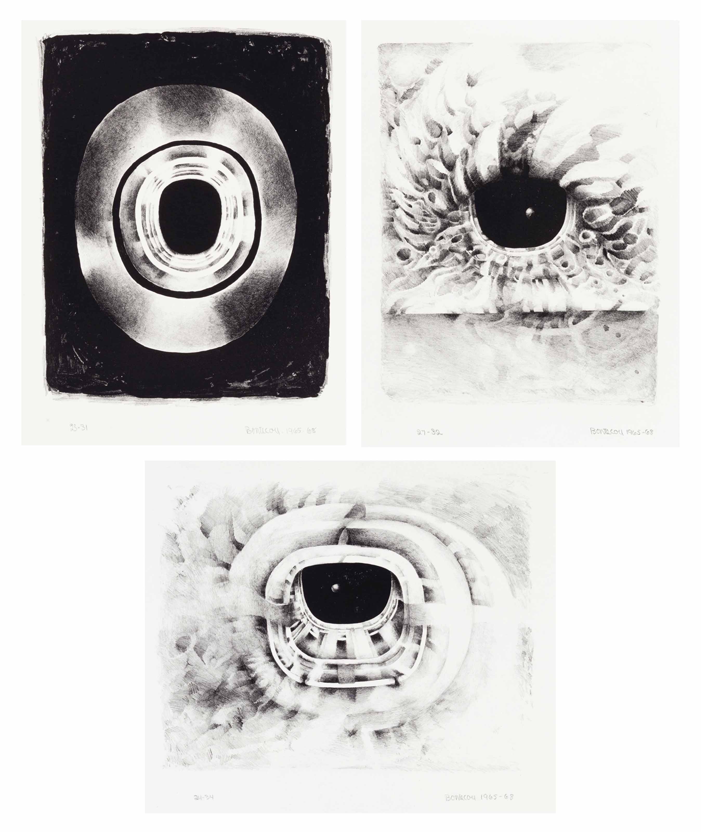Lee Bontecou — Три гравюры художника