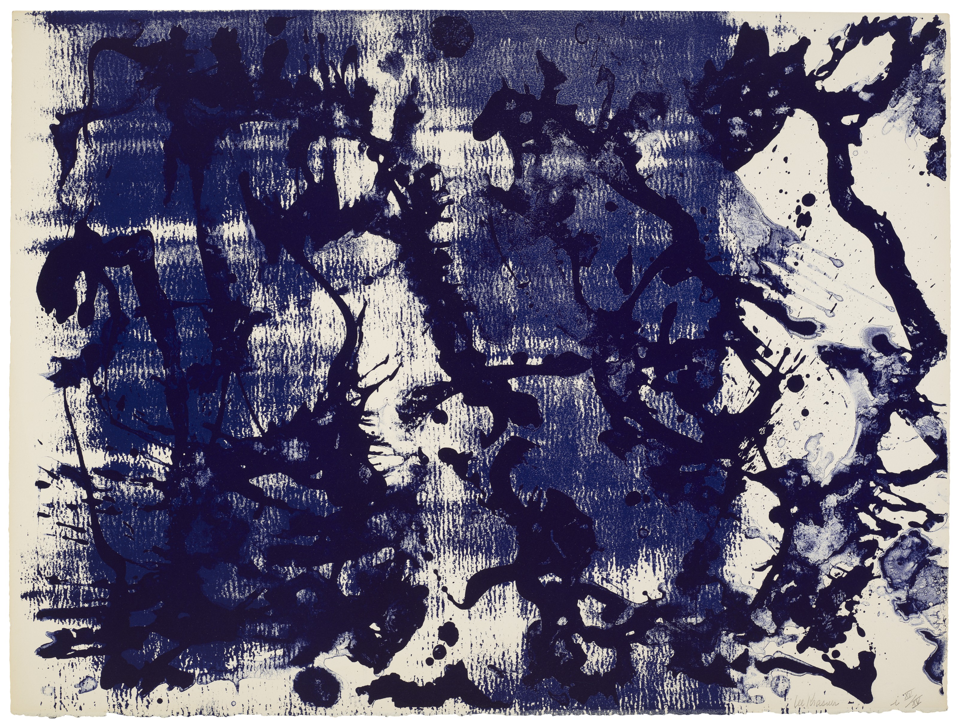 Lee Krasner — Длинные очереди для Ли Краснера : один снимок