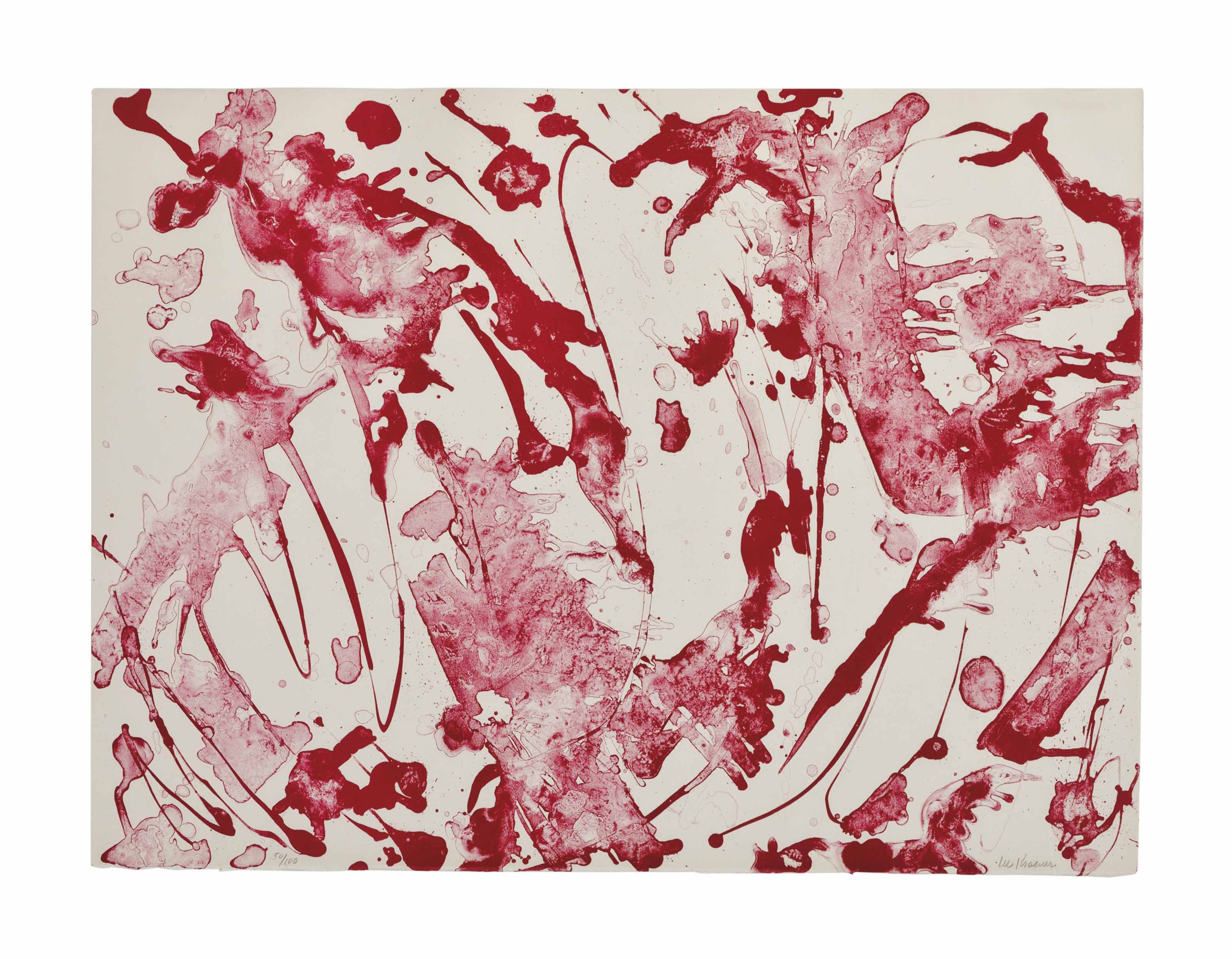 Lee Krasner — Розовый камень, из серии Primary