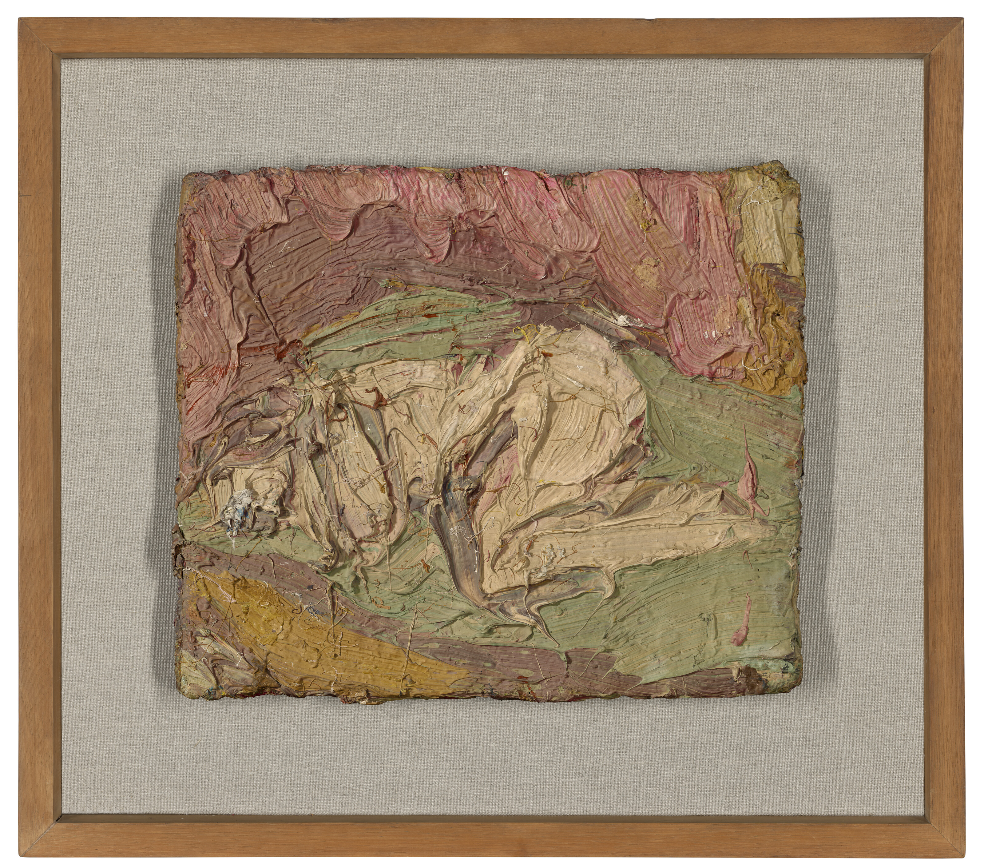 Leon Kossoff — Обнаженная на кровати, изображение 2