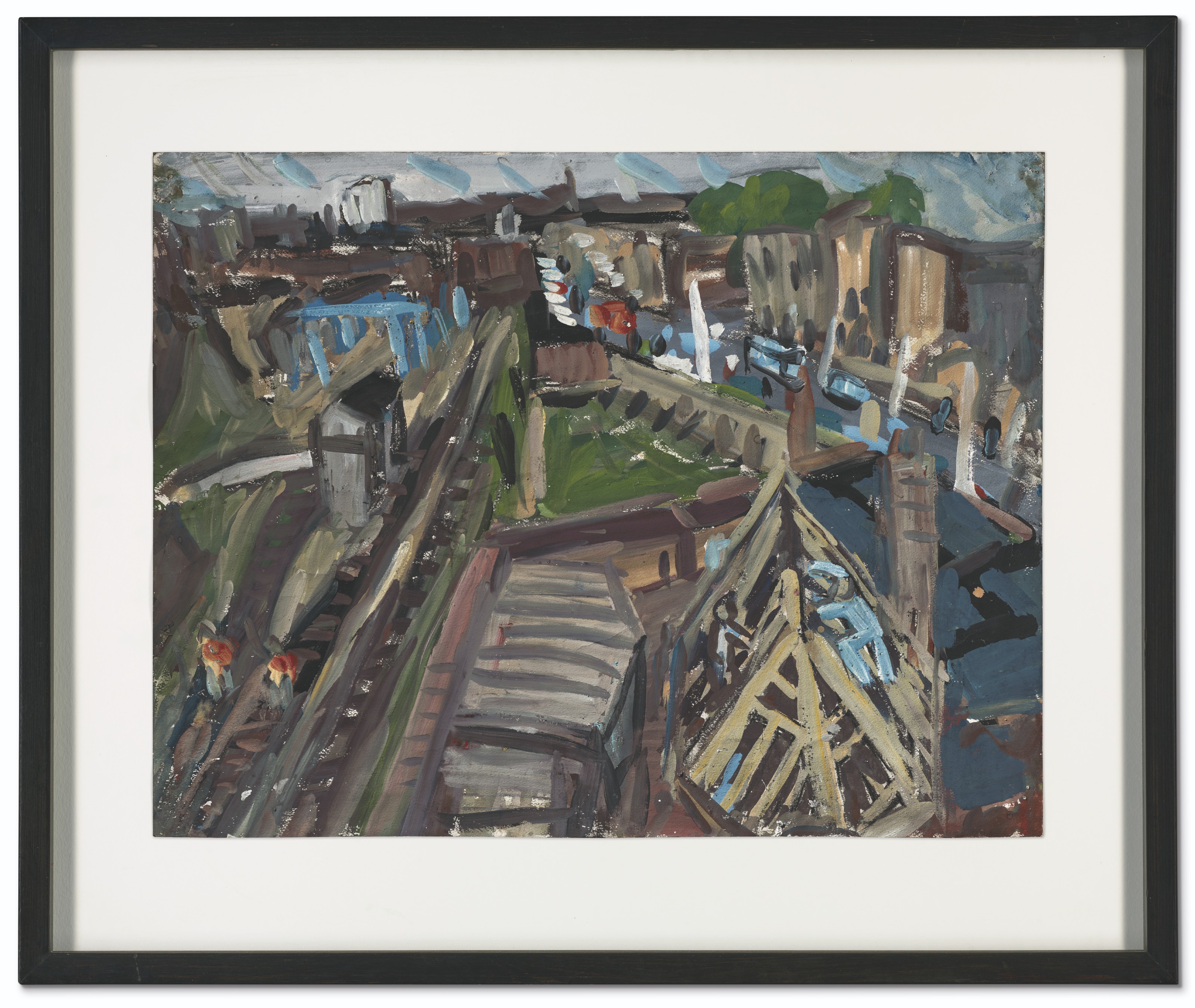 Leon Kossoff — Далстонский перекресток, изображение 2