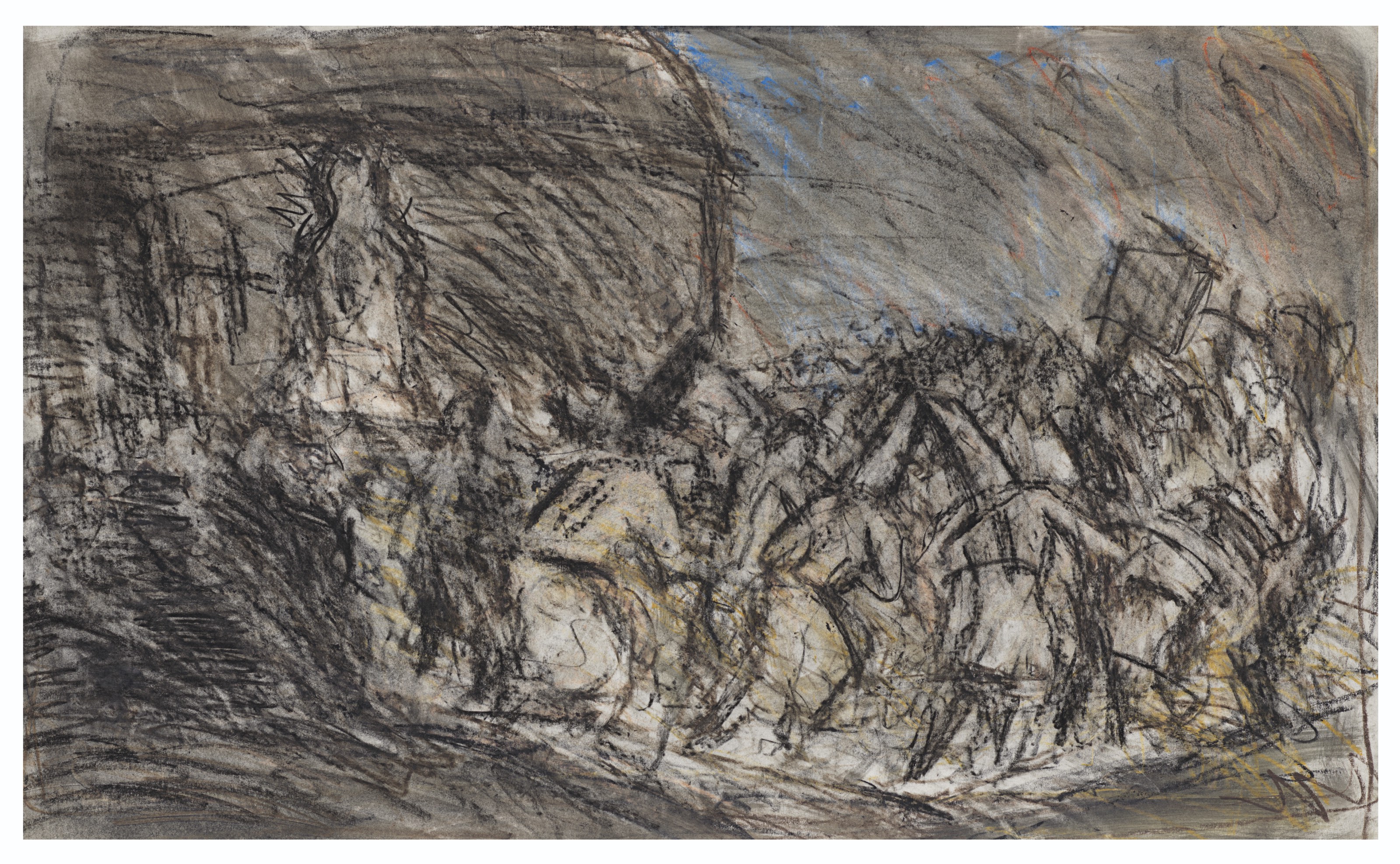 Leon Kossoff — У Гойи: Шествие флагеллантов