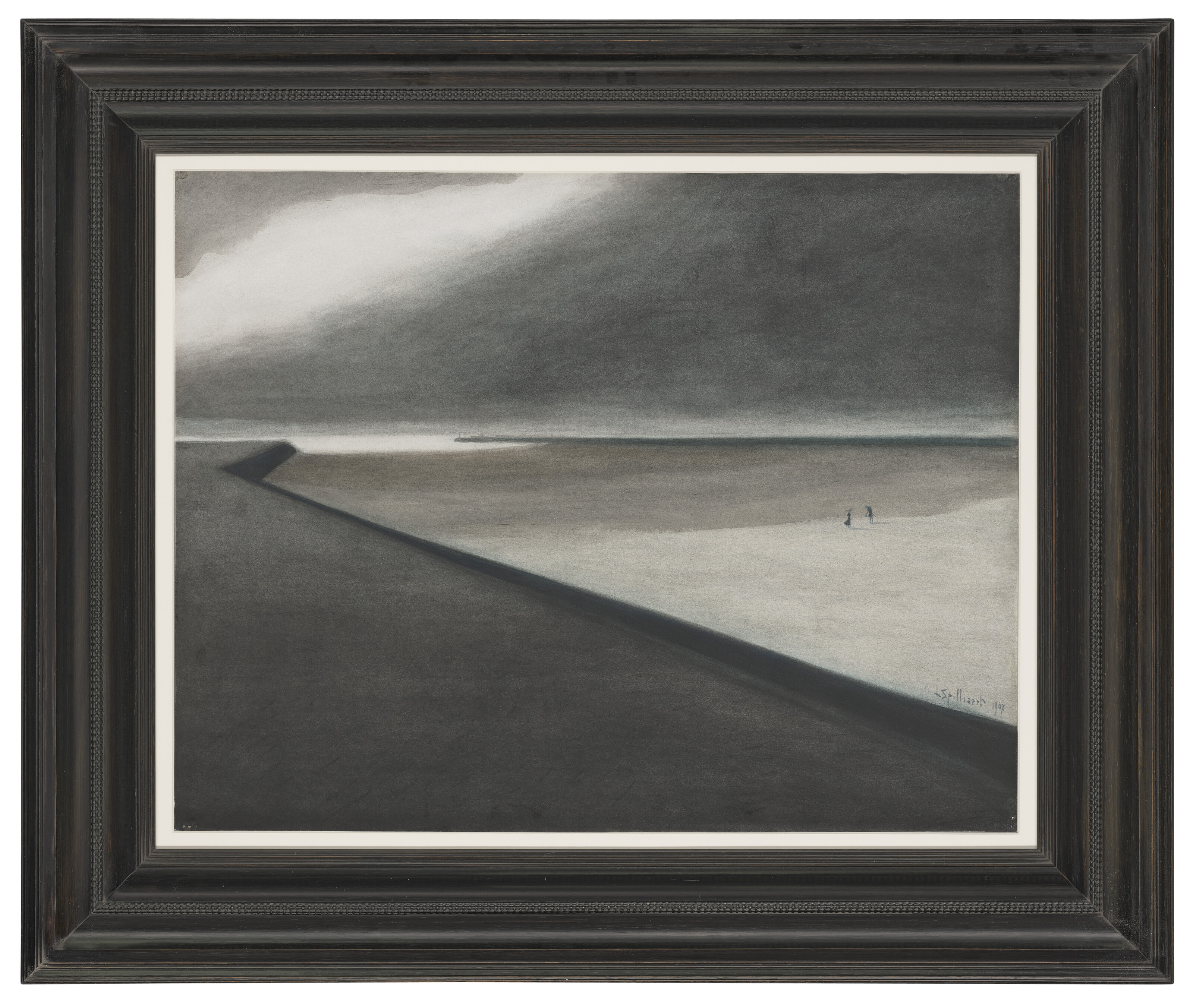 Leon Spilliaert — Прогулка на пляже, изображение 2