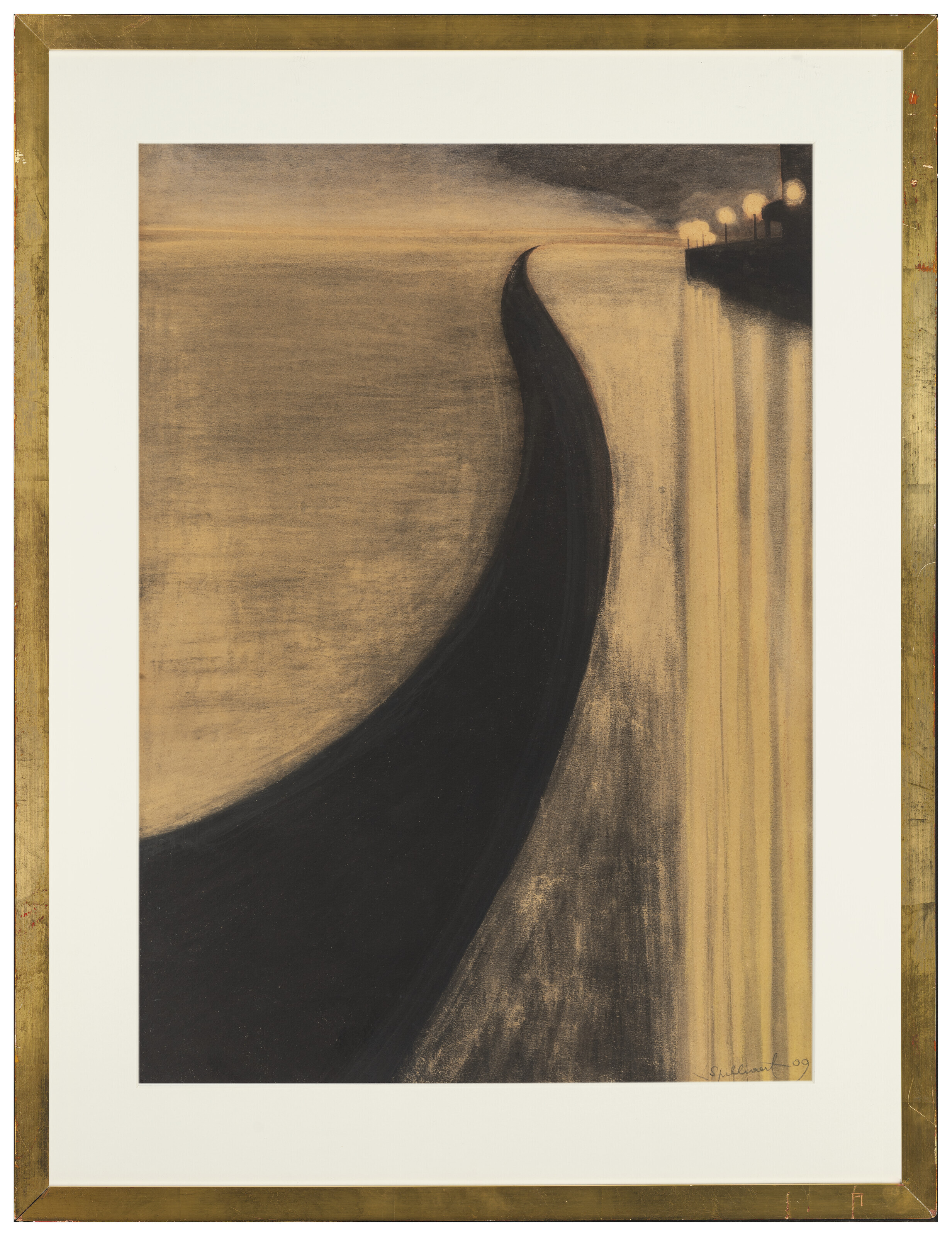 Leon Spilliaert — Раскопки и люминесцентные светильники в Остенде, изображение 3