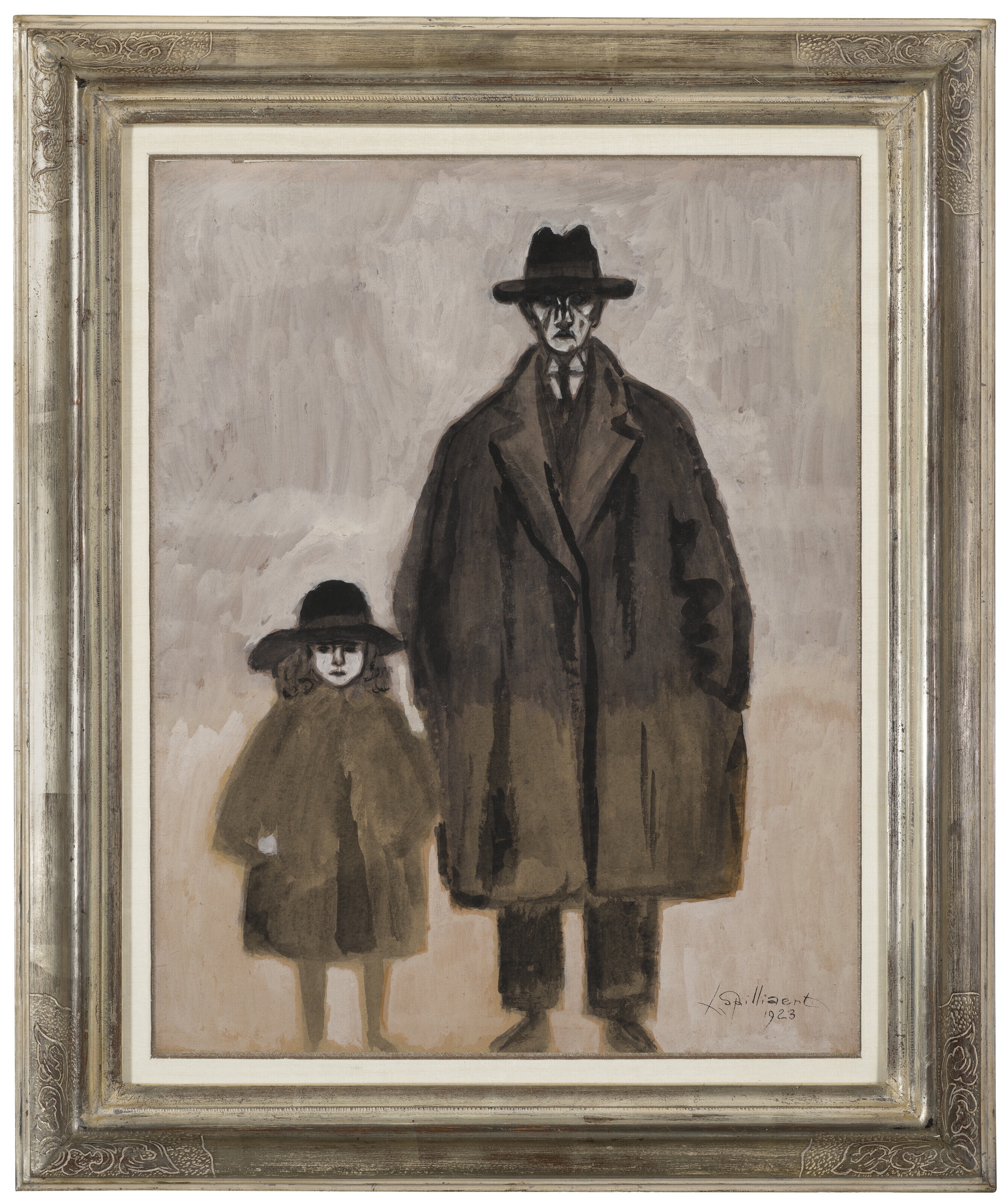 Leon Spilliaert — Леон Спиллиэрт и Мадлен на набережной в Остенде, изображение 4
