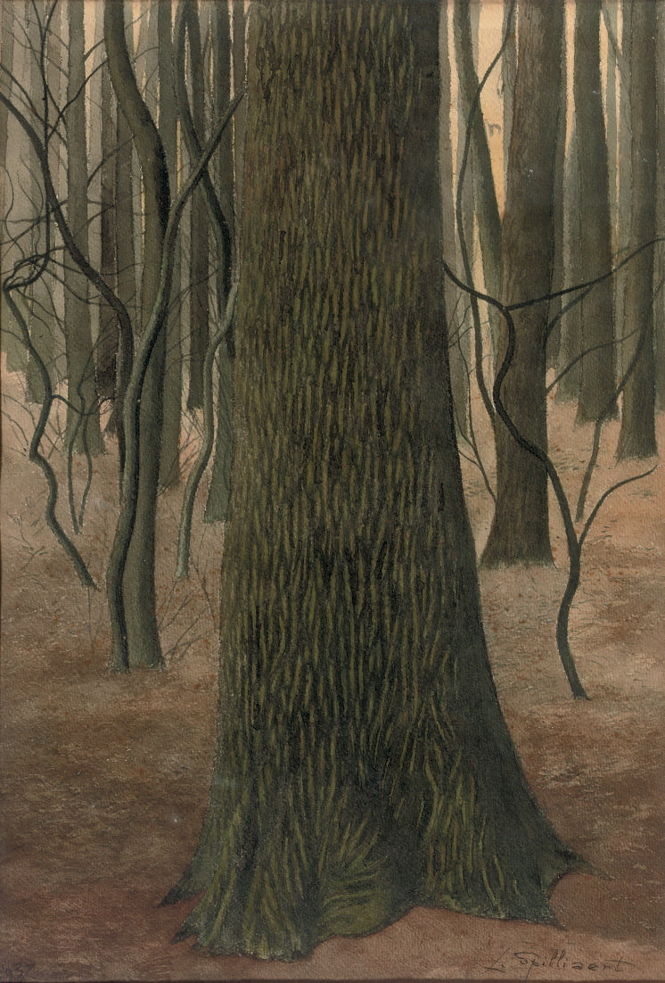 Leon Spilliaert — Свадебное украшение: дуб в лесу