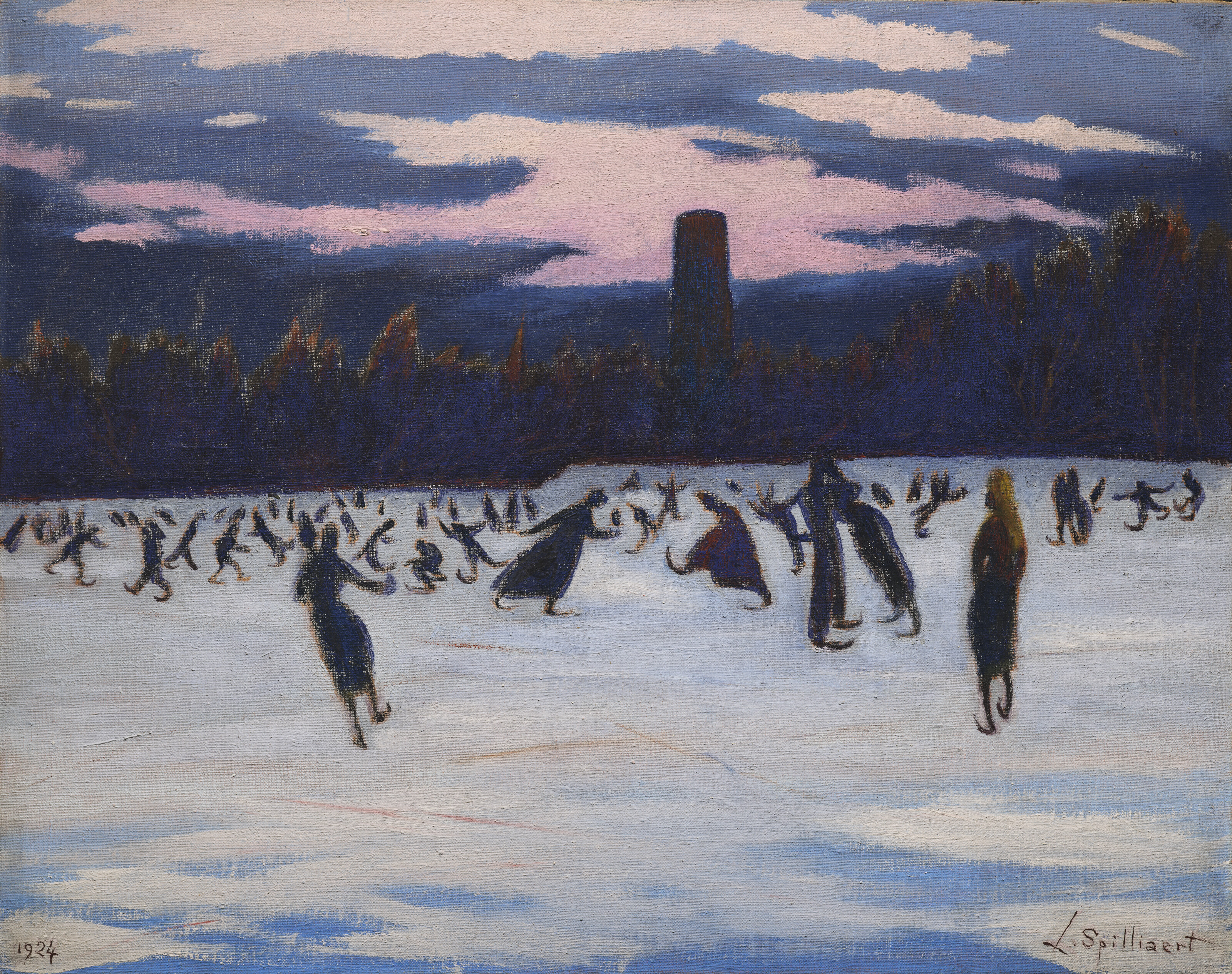 Leon Spilliaert — Смотрители парка Марии-Генриетты, Остенде
