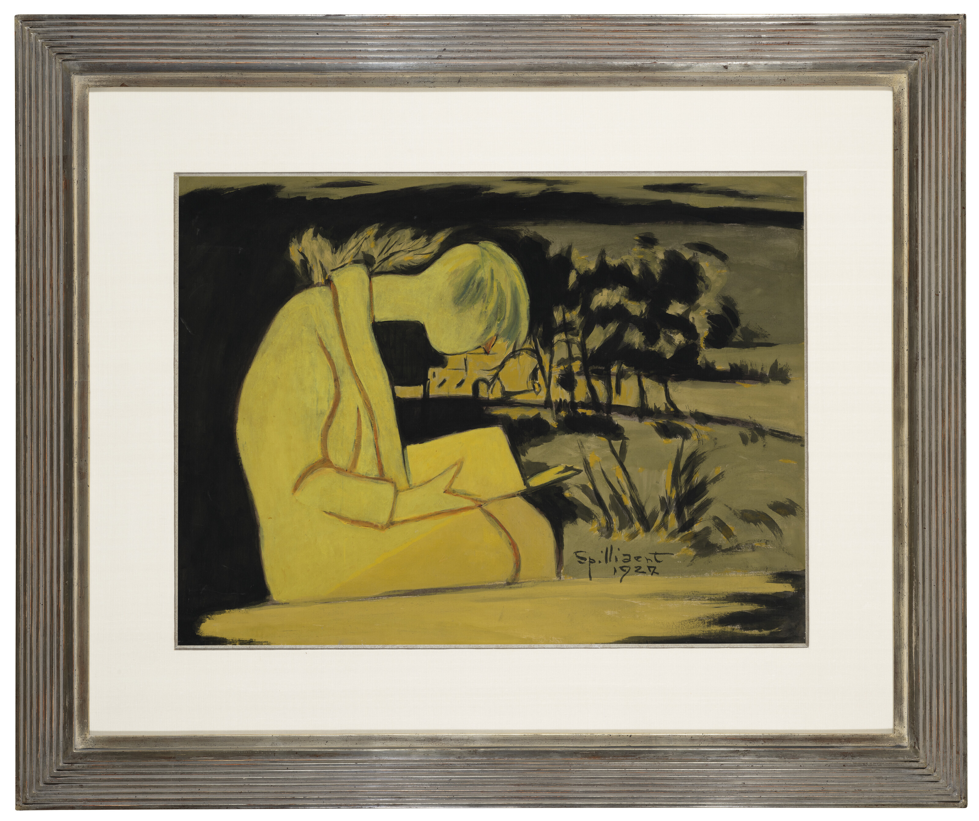 Leon Spilliaert — Молодая девушка в желтом, лизант, изображение 4