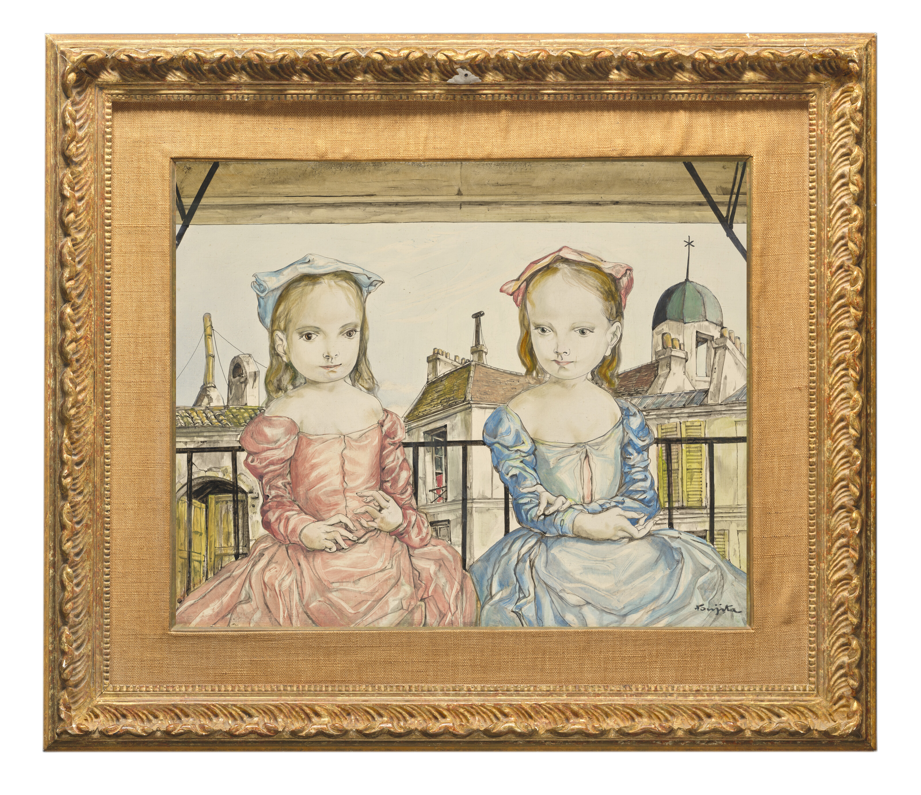 Léonard Tsuguharu Foujita — Двое маленьких Мальчиков, изображение 4