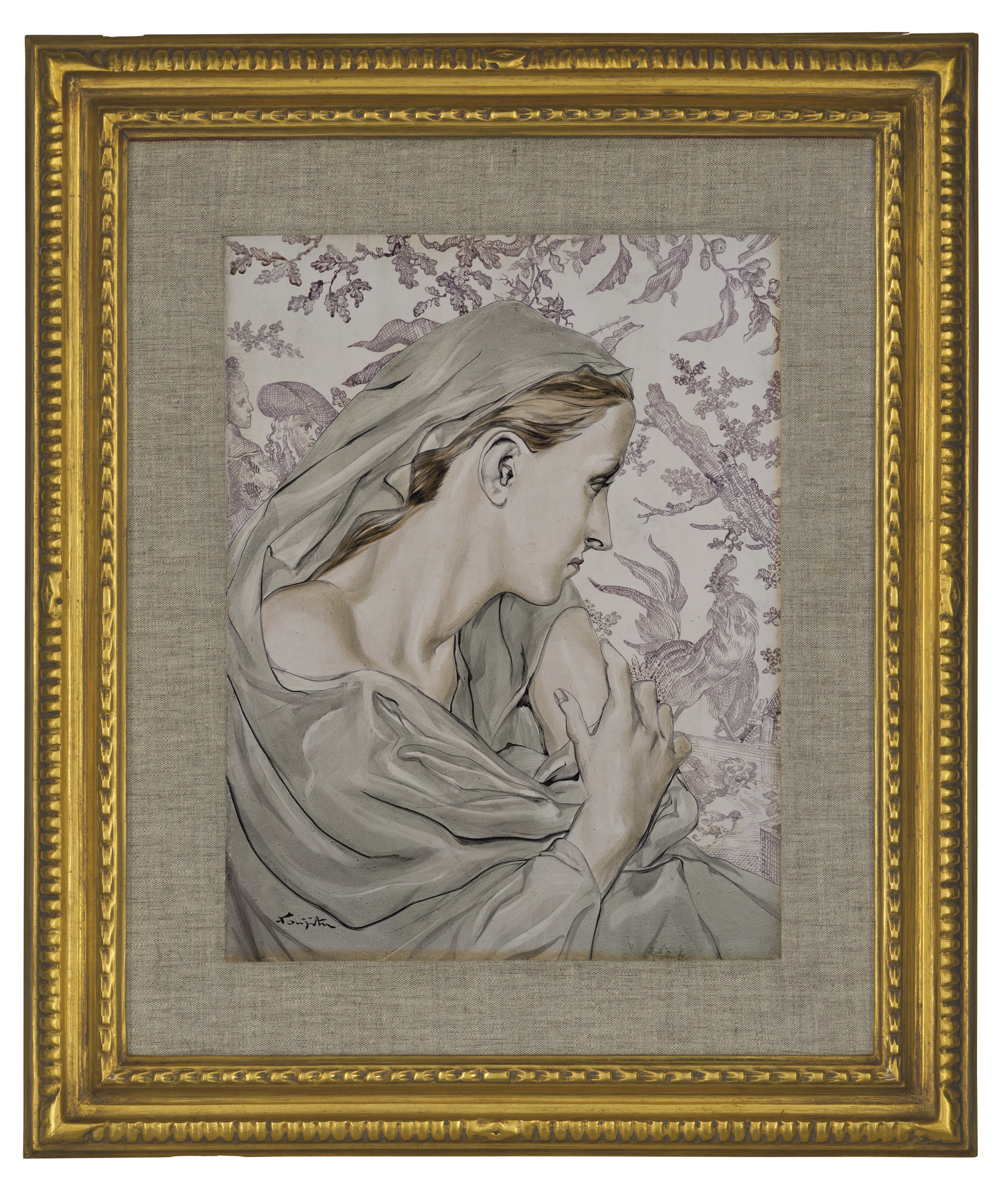 Léonard Tsuguharu Foujita — Женщина в мужском туалете, изображение 2