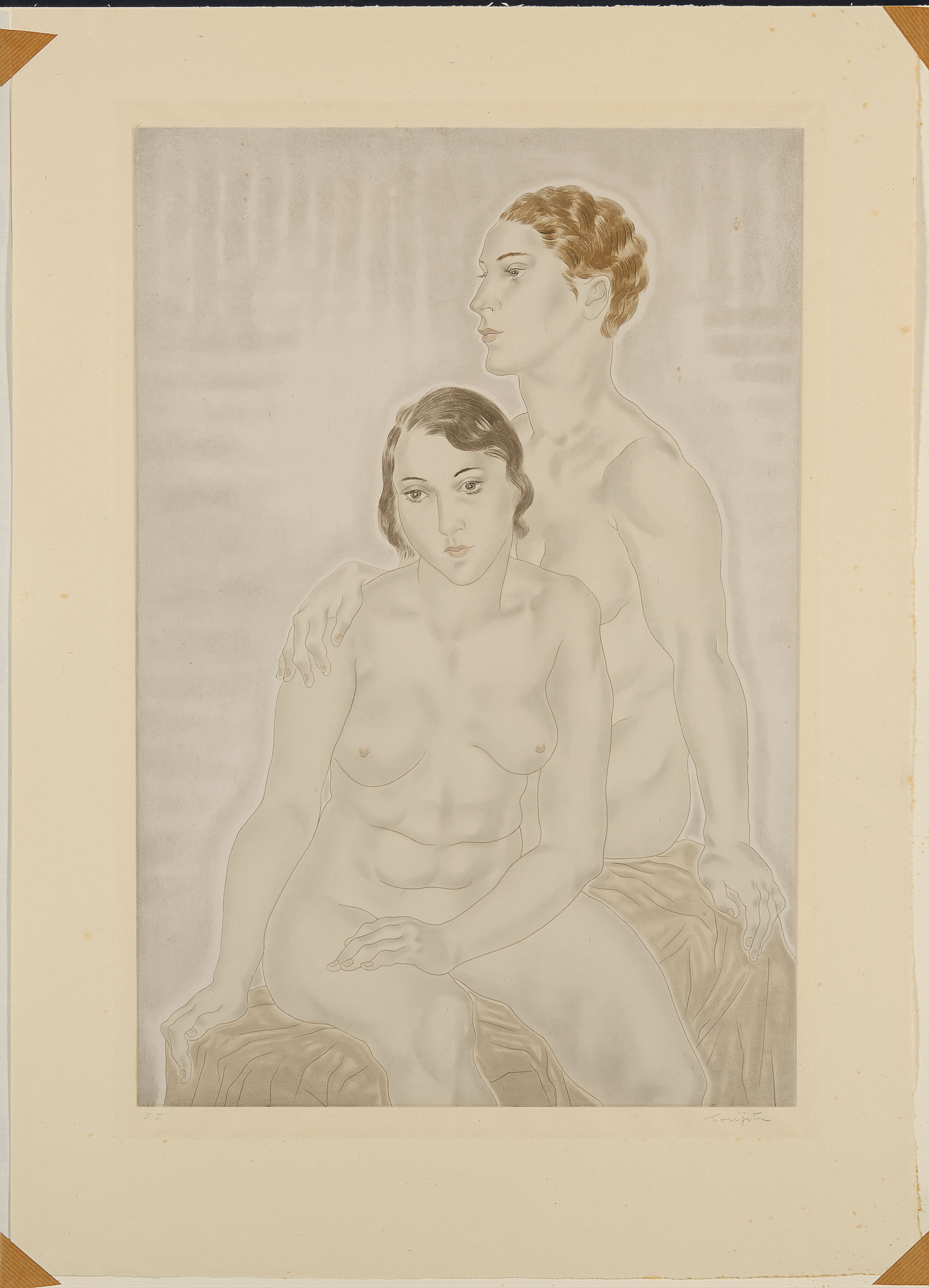 Léonard Tsuguharu Foujita — Женщины, изображение 10