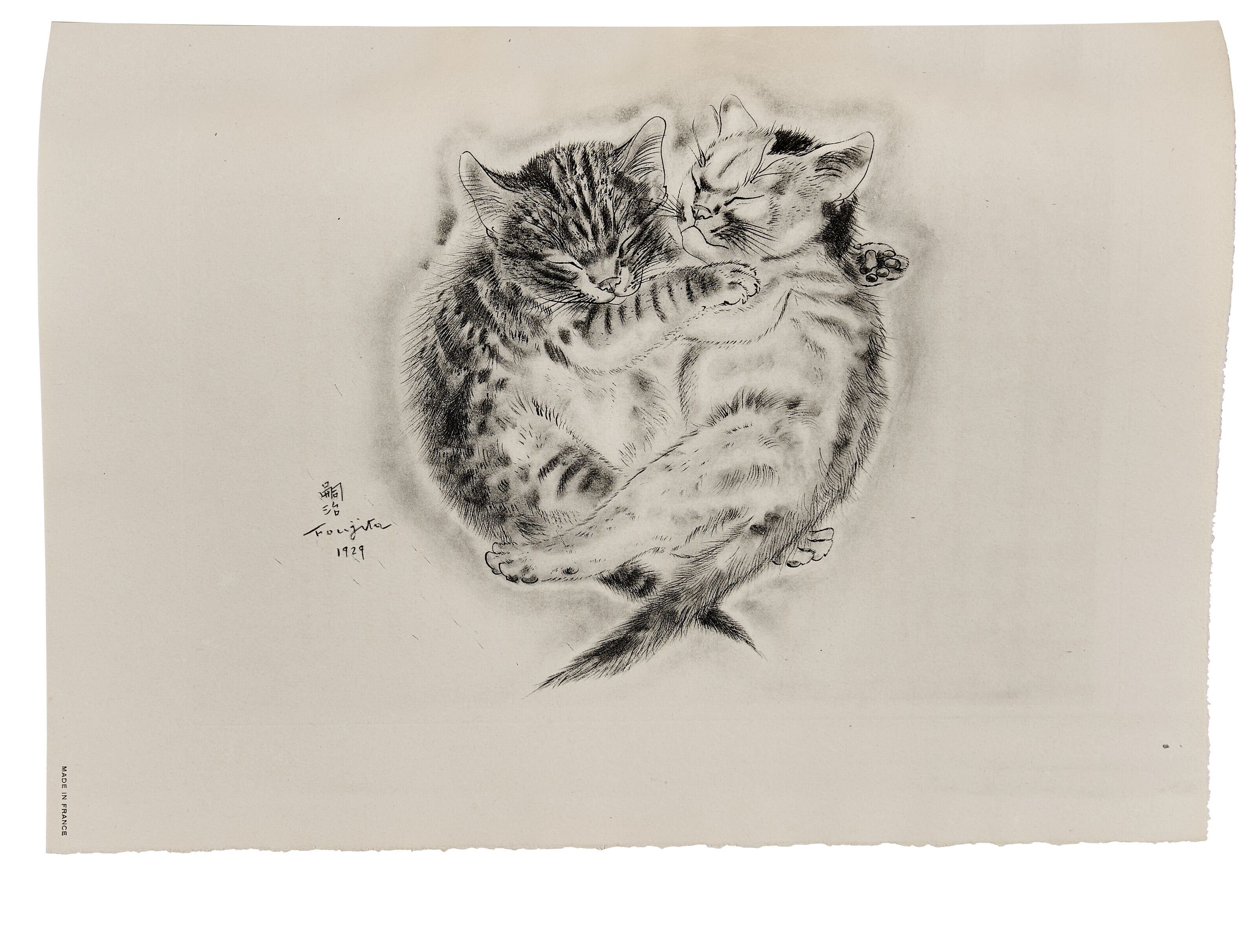Léonard Tsuguharu Foujita — Книга о кошках, изображение 5