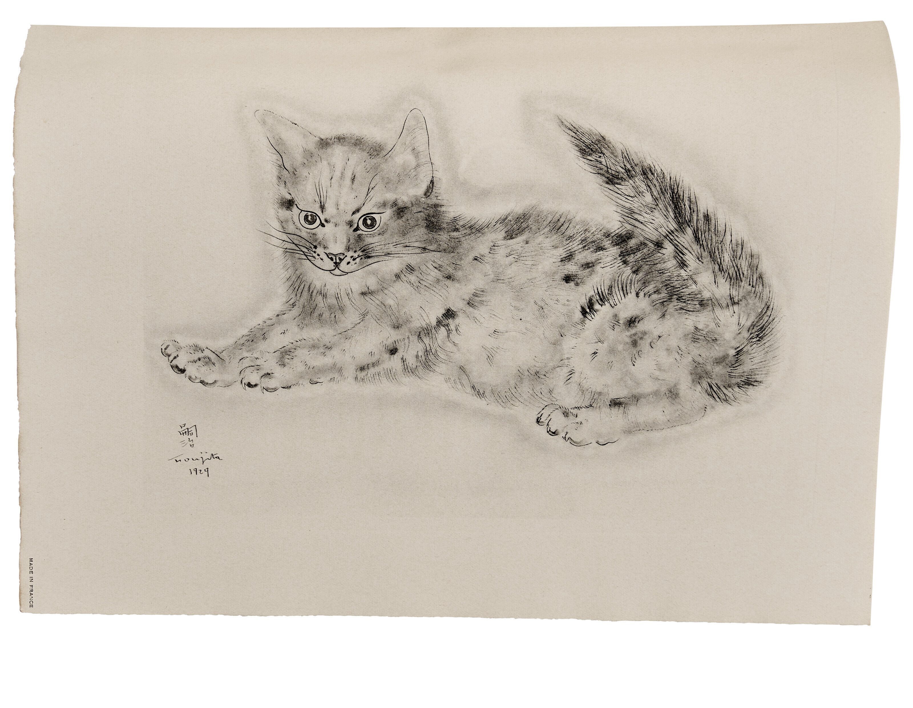 Léonard Tsuguharu Foujita — Книга о кошках, изображение 6