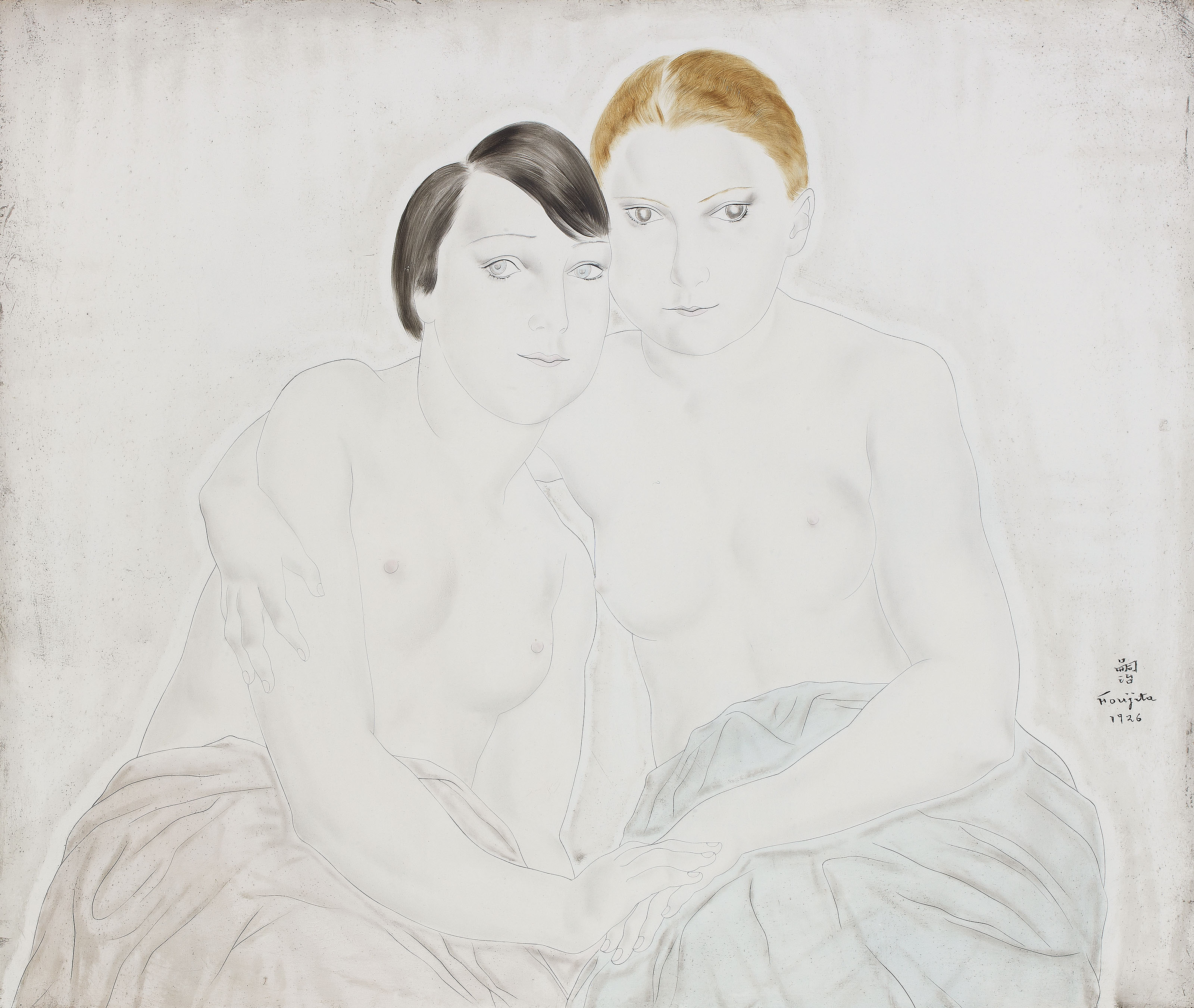 Léonard Tsuguharu Foujita — Les Deux Amies (Двое друзей)