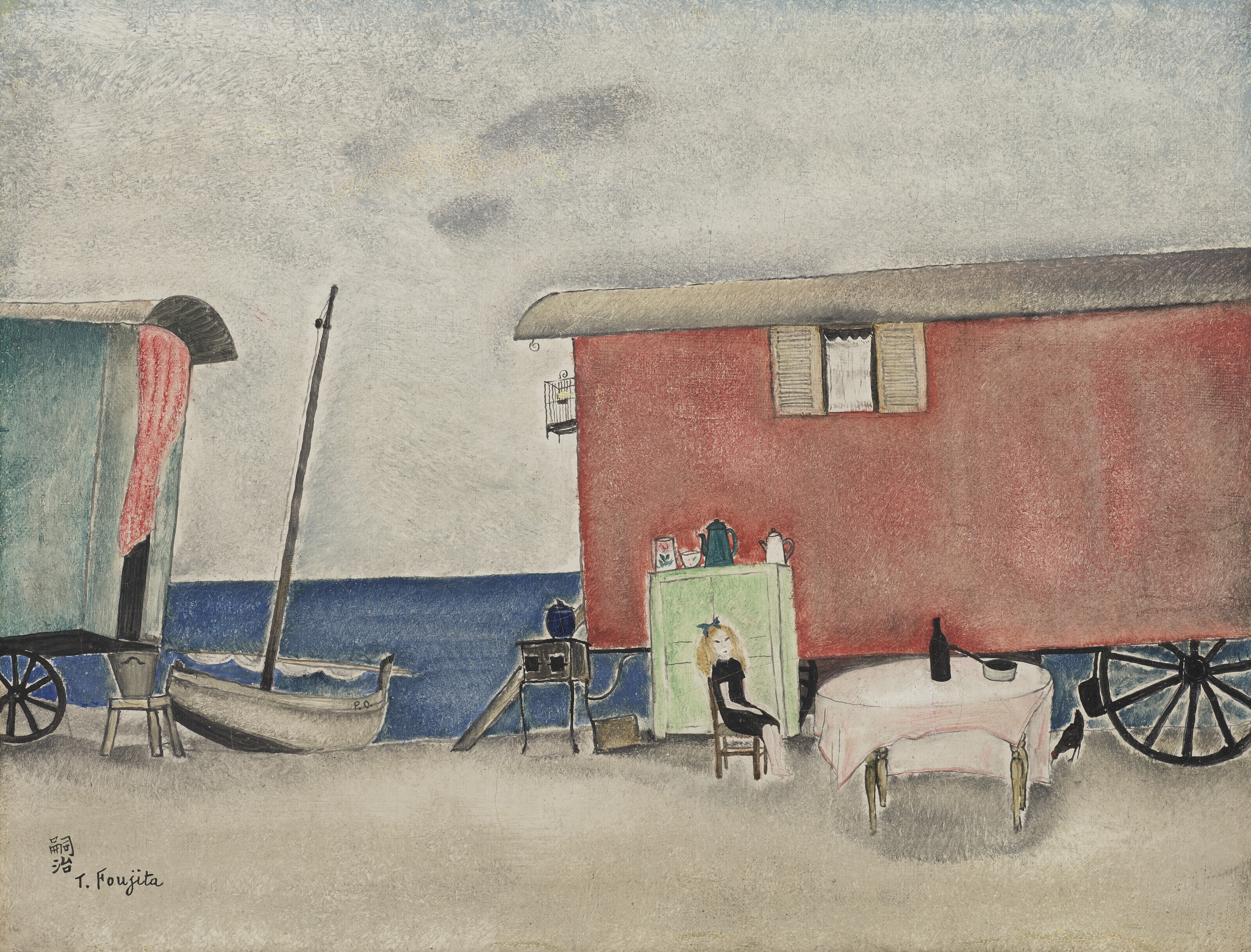 Léonard Tsuguharu Foujita — Выражение лица богемы
