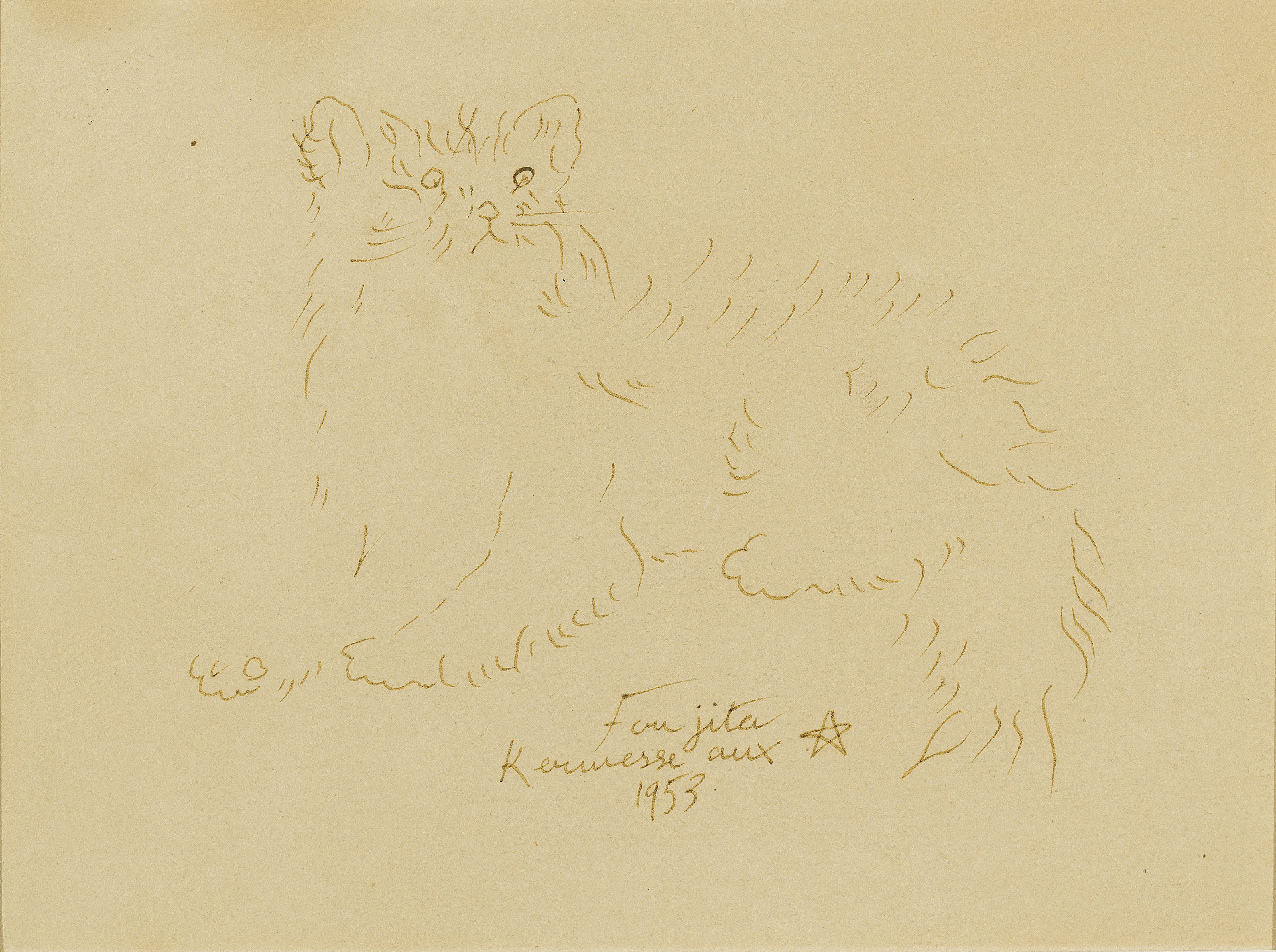 Léonard Tsuguharu Foujita — Кошка