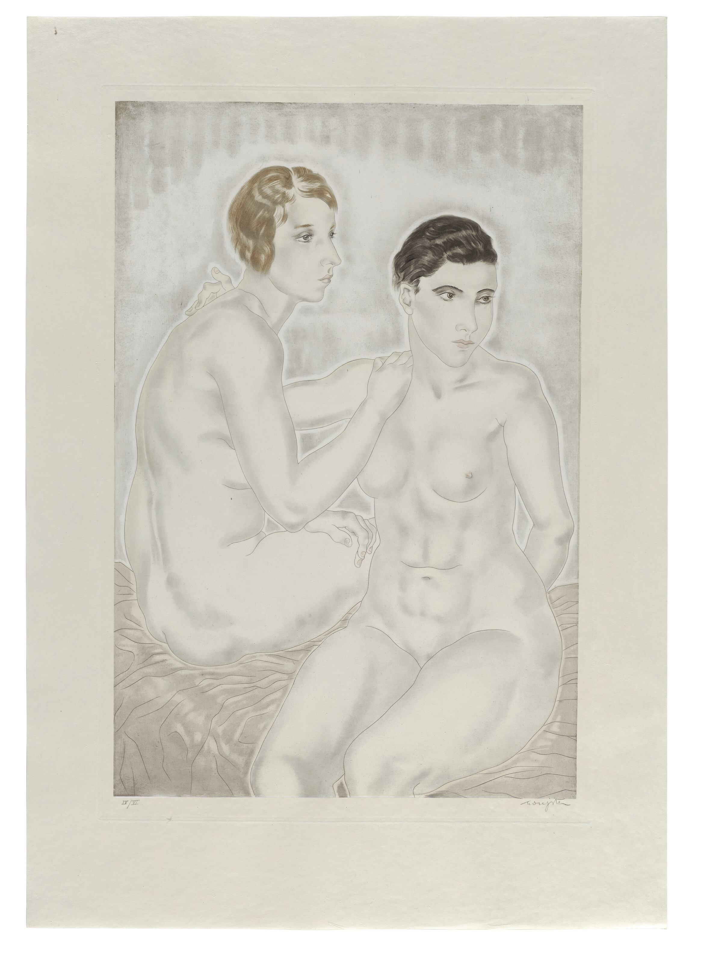 Léonard Tsuguharu Foujita — Эти женщины, изображение 3