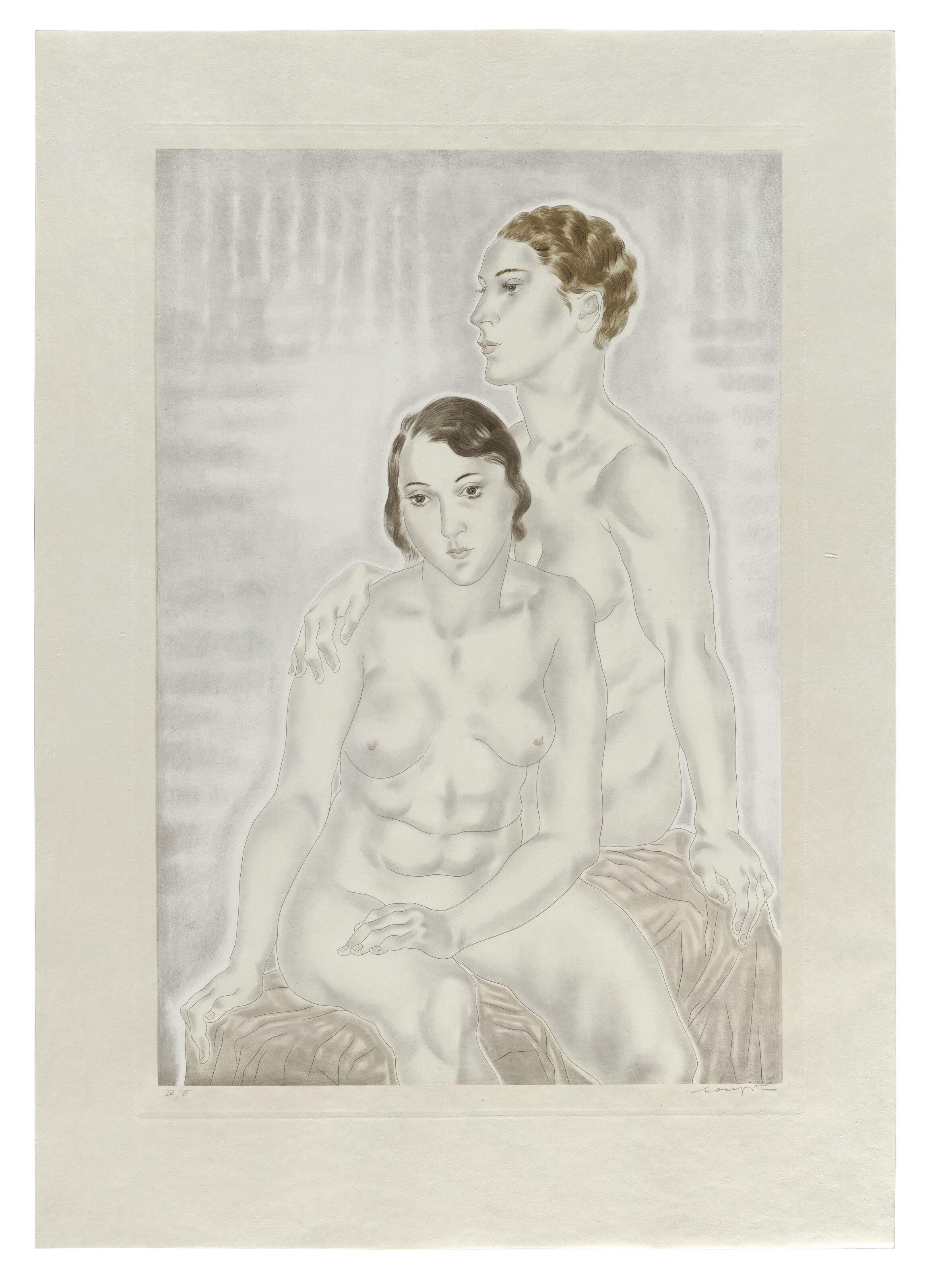 Léonard Tsuguharu Foujita — Эти женщины, изображение 5