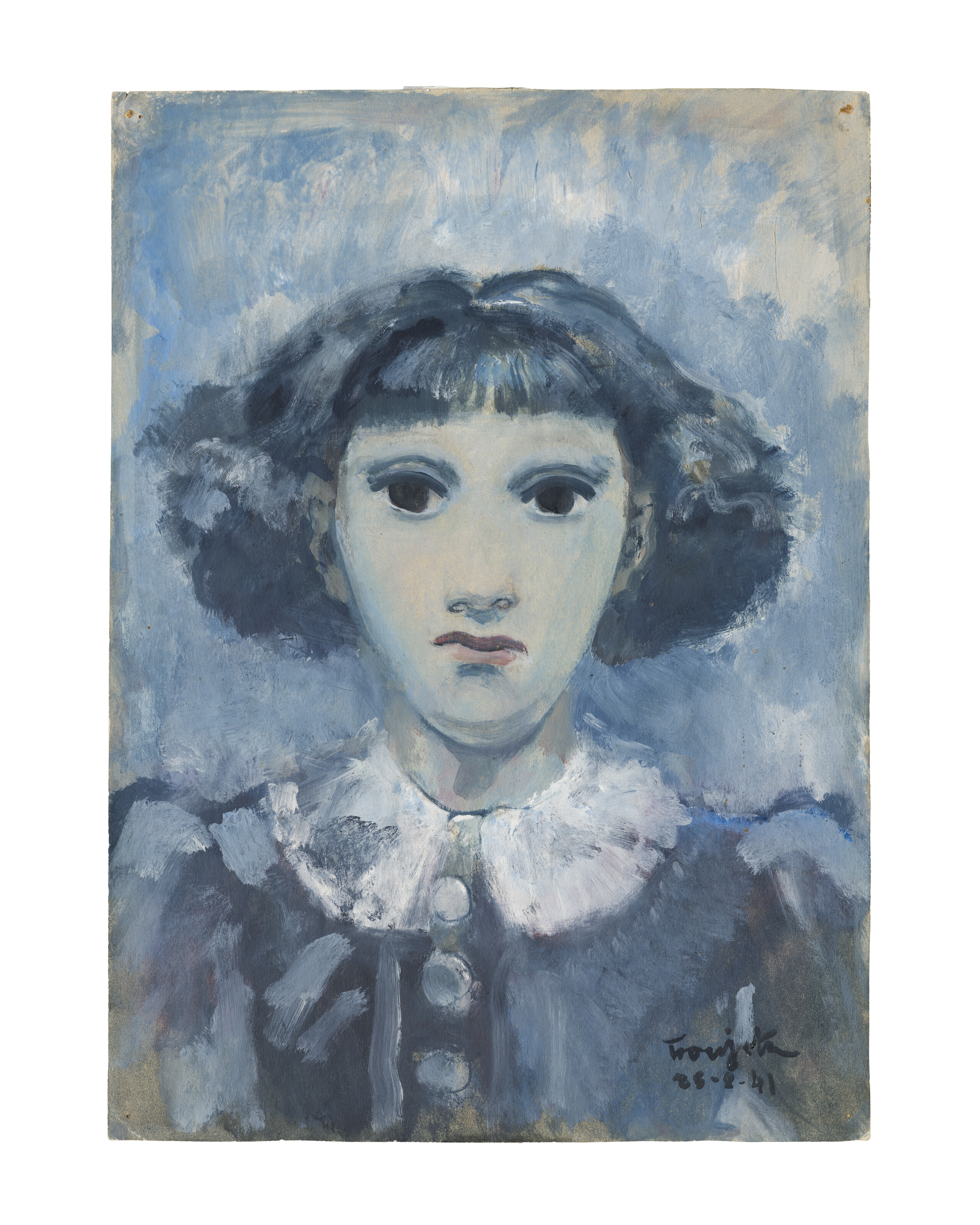 Léonard Tsuguharu Foujita — Наедине с молодой девушкой, изображение 2