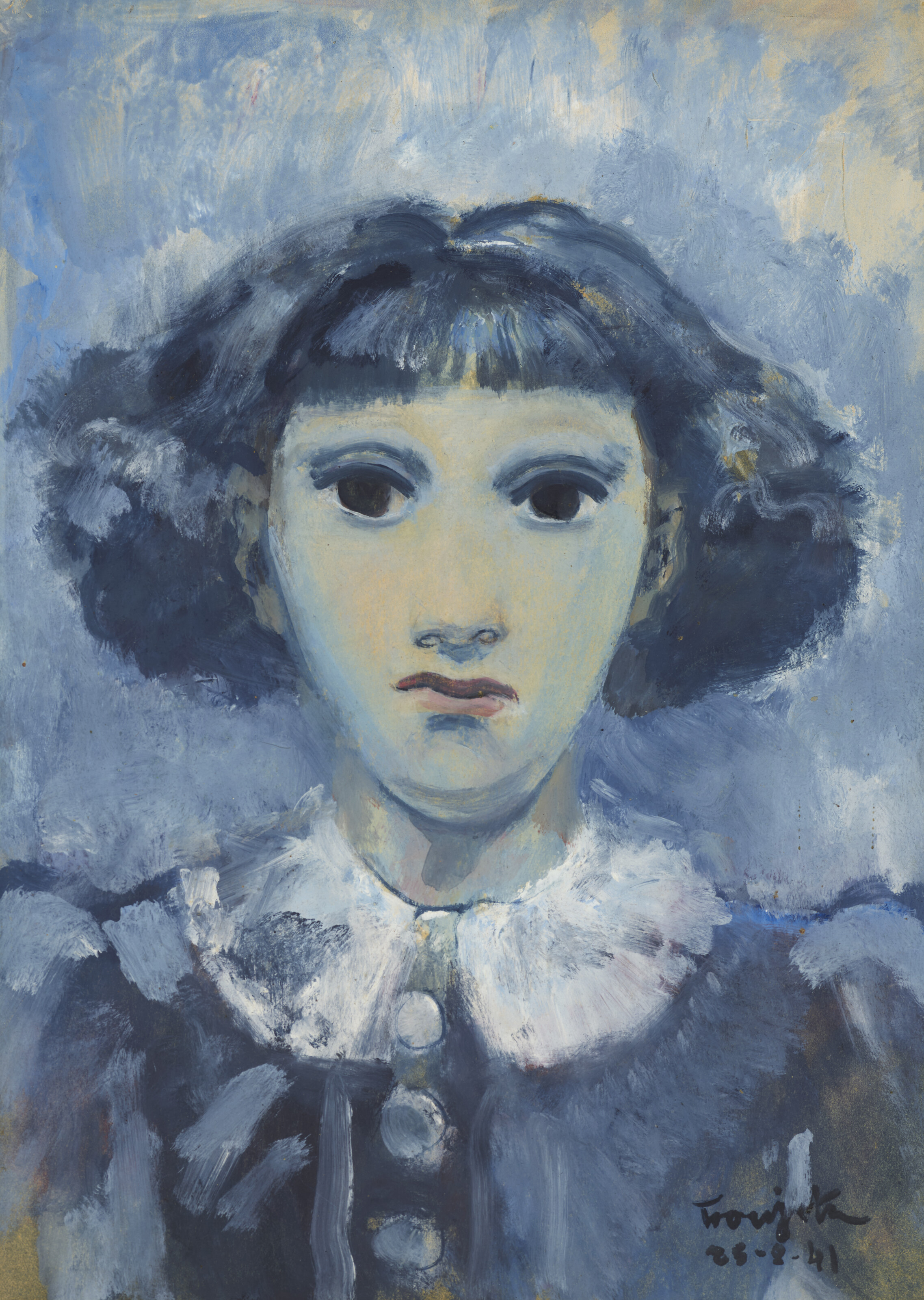 Léonard Tsuguharu Foujita — Наедине с молодой девушкой